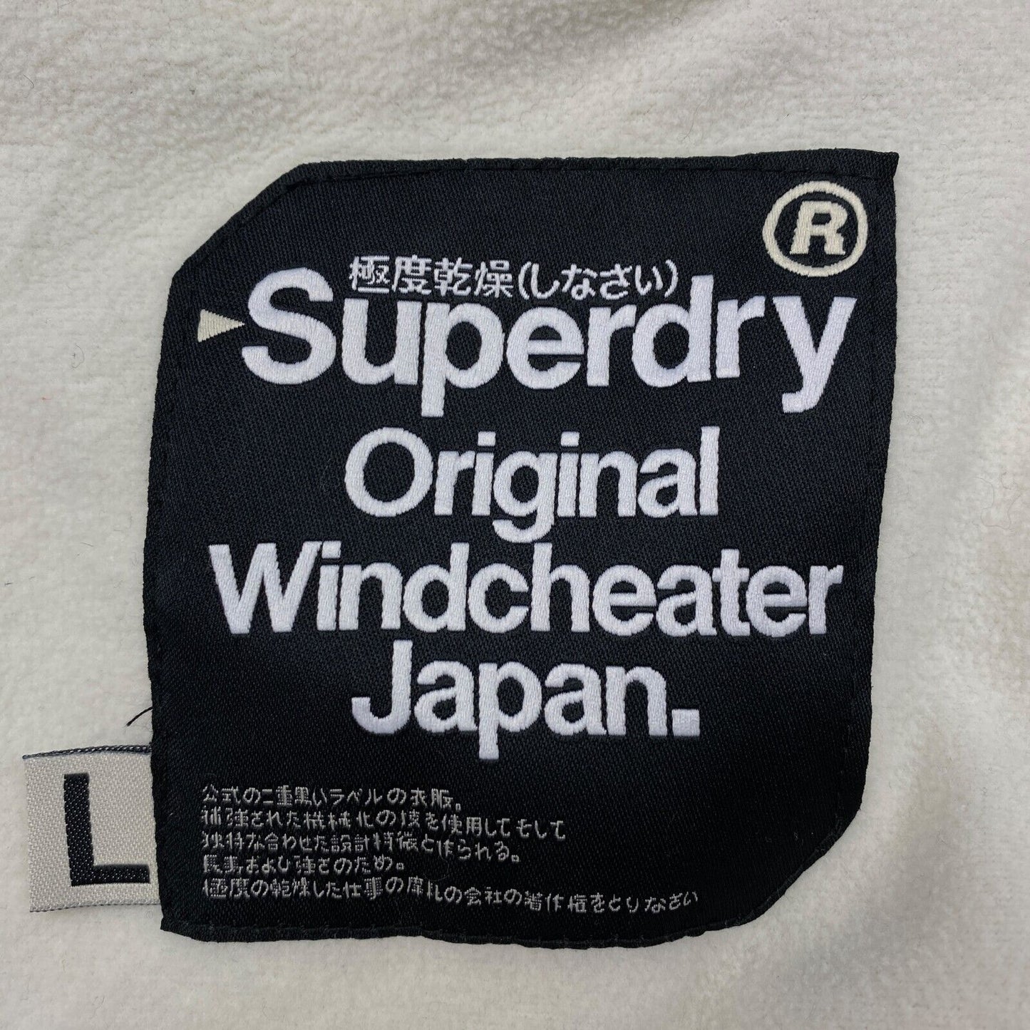 SUPERDRY Original Windcheater Navy Blue Jacket Size L