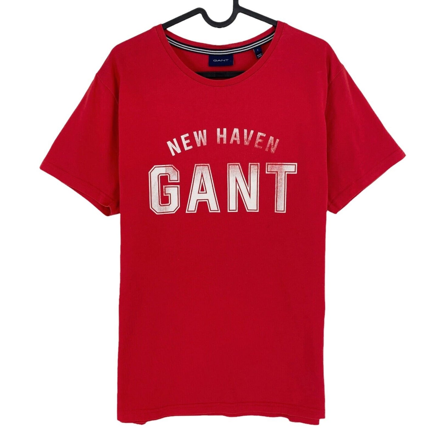 GANT Red Logo Crew Neck T Shirt Size L