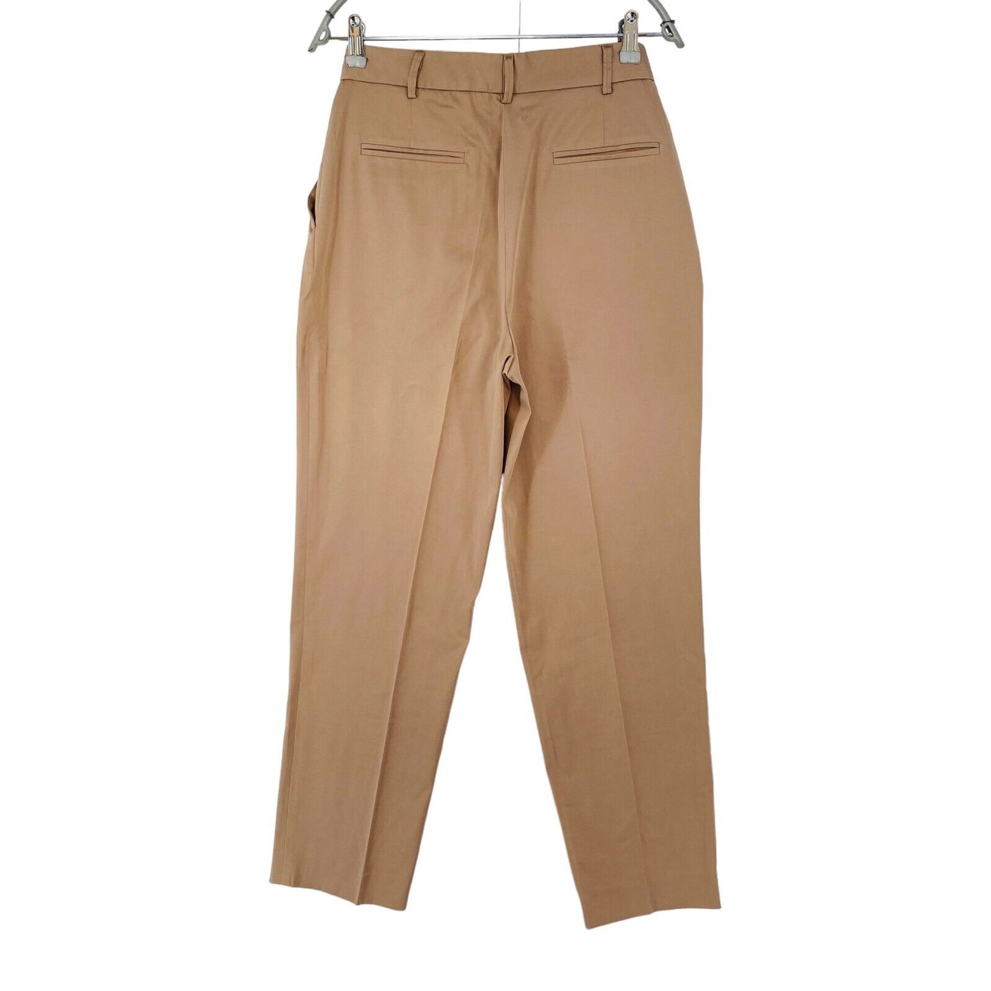 Manuel Ritz Women Brown Regular Straight Fit Dress Trousers Size IT 42 W28