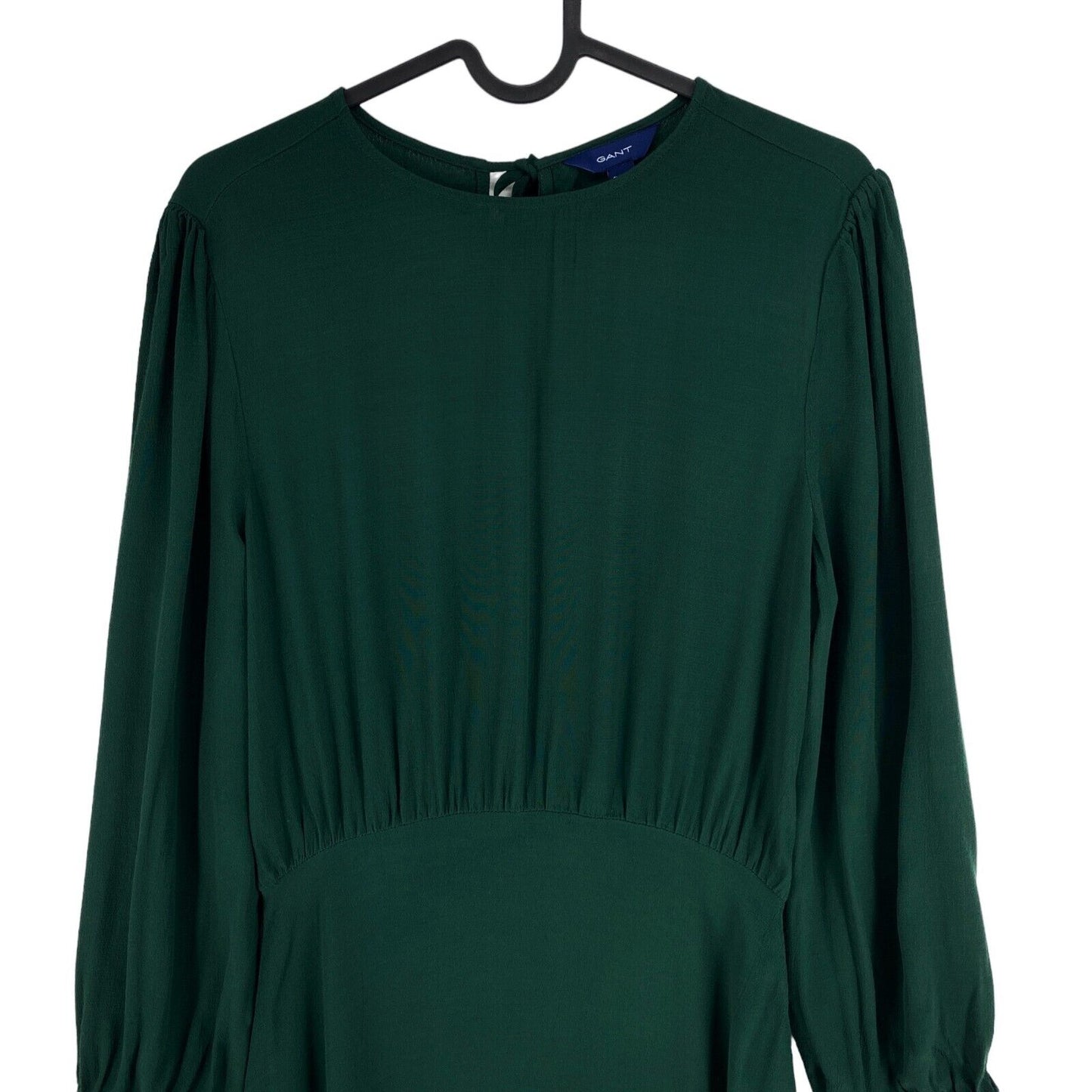 GANT Dark Green Long Sleeves Flared Dress Size EU 34 UK 6 US 4