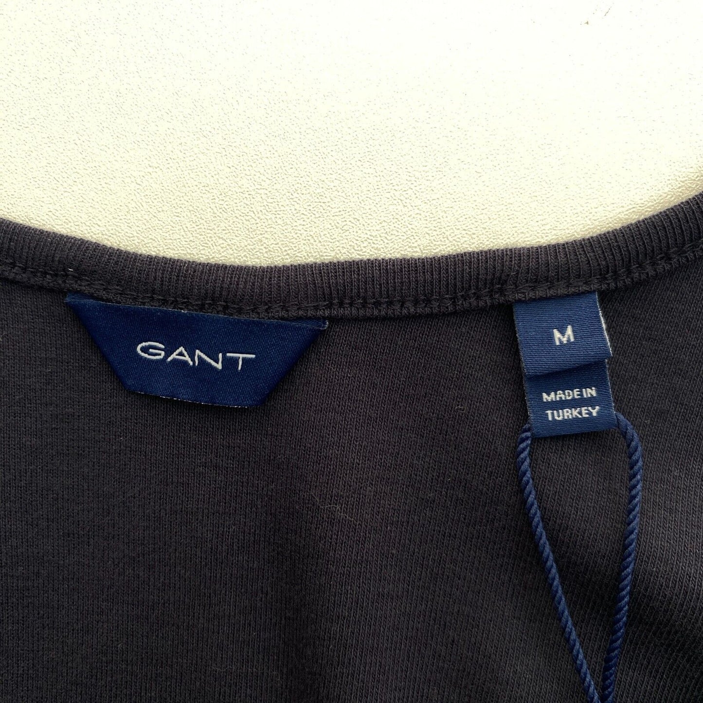 GANT Navy Blue 1x1 Rib Tank Top Size M