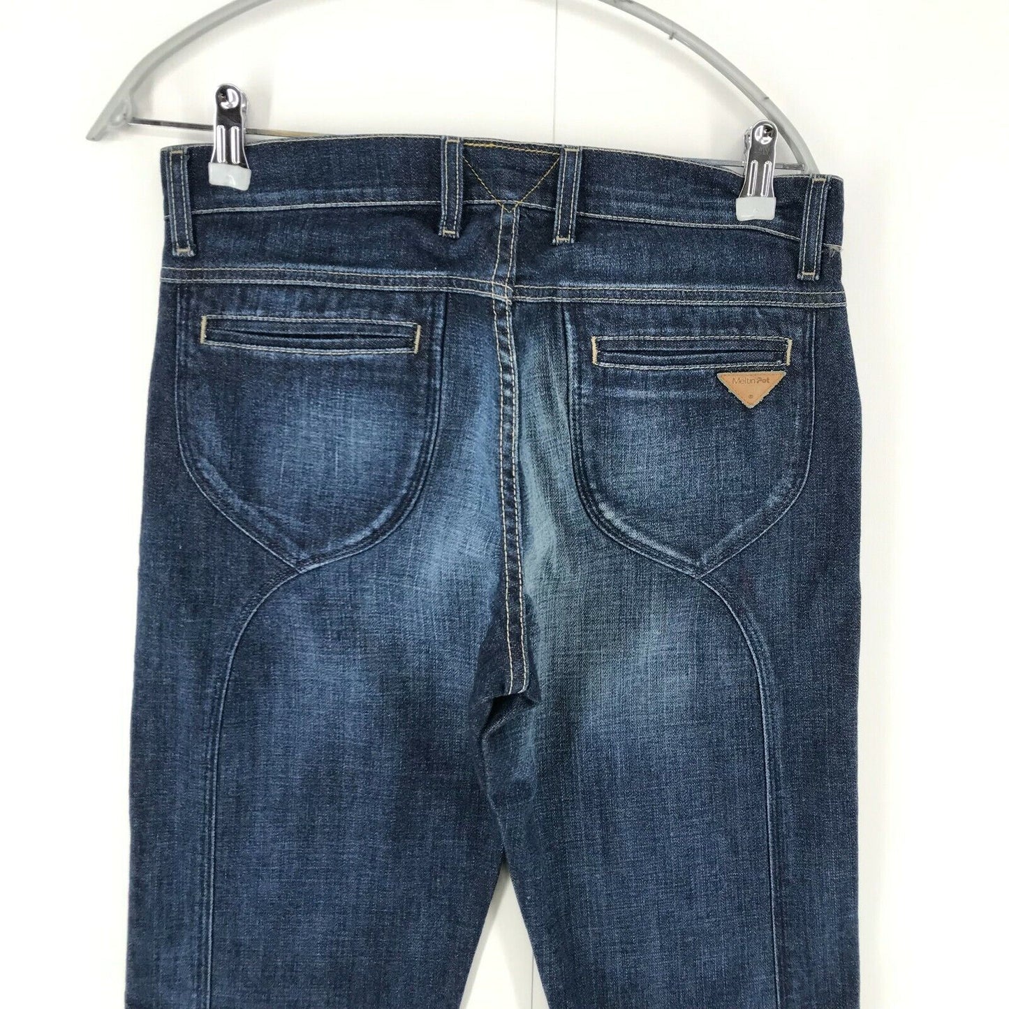 Meltin' Pot NORTON Damen Jeans in normaler Bootcut-Passform, Blau, Größe W30