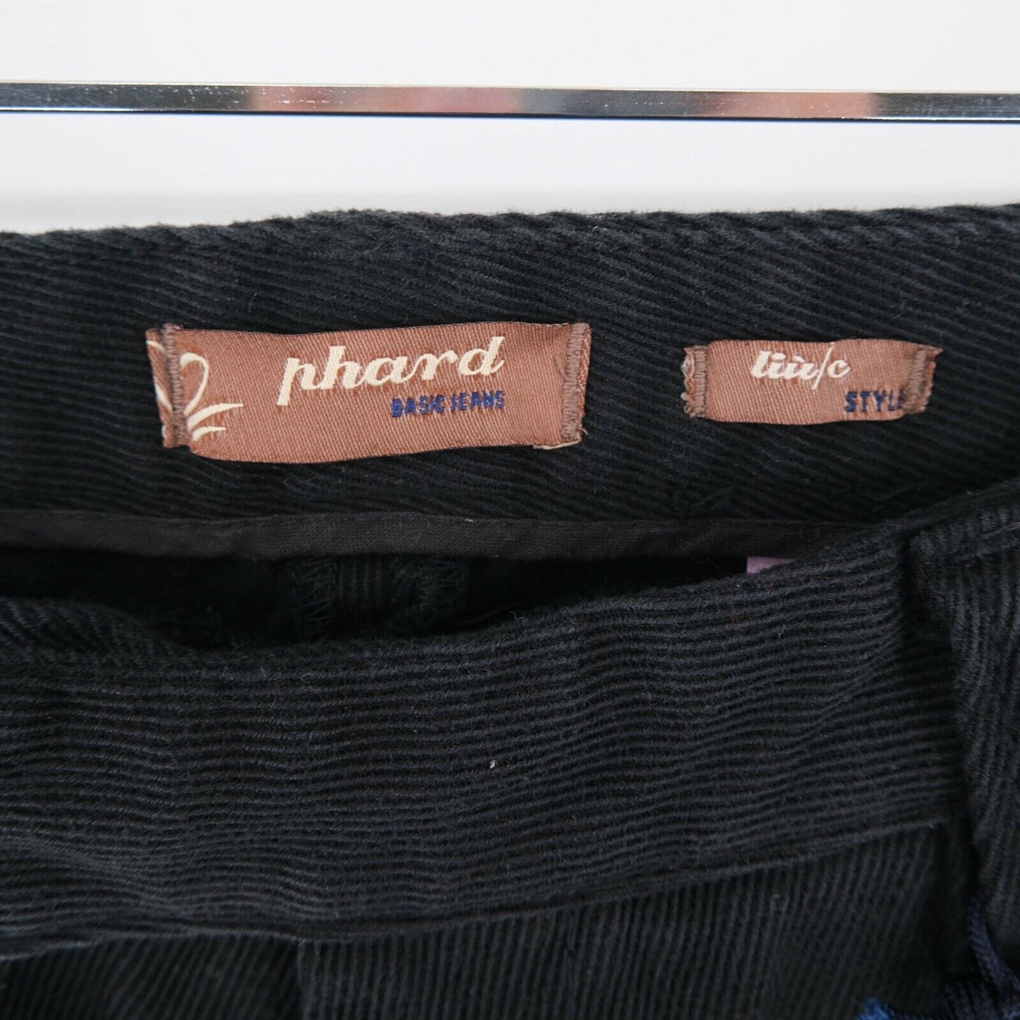 PHARD Black Capri Chino Pants Trousers Size 29