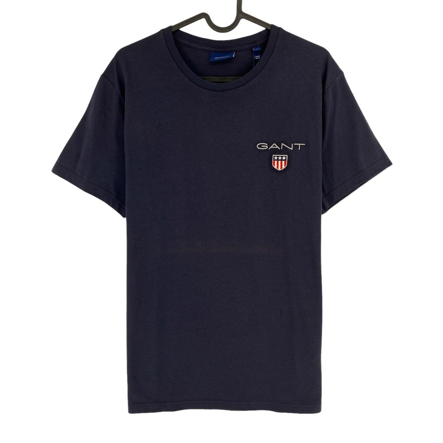 GANT T-shirt à col rond bleu marine Medium Shield taille M