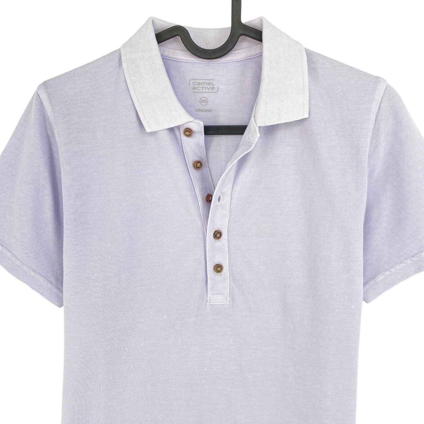 Camel Active Hellviolettes Piqué-Poloshirt SS, Größe XS