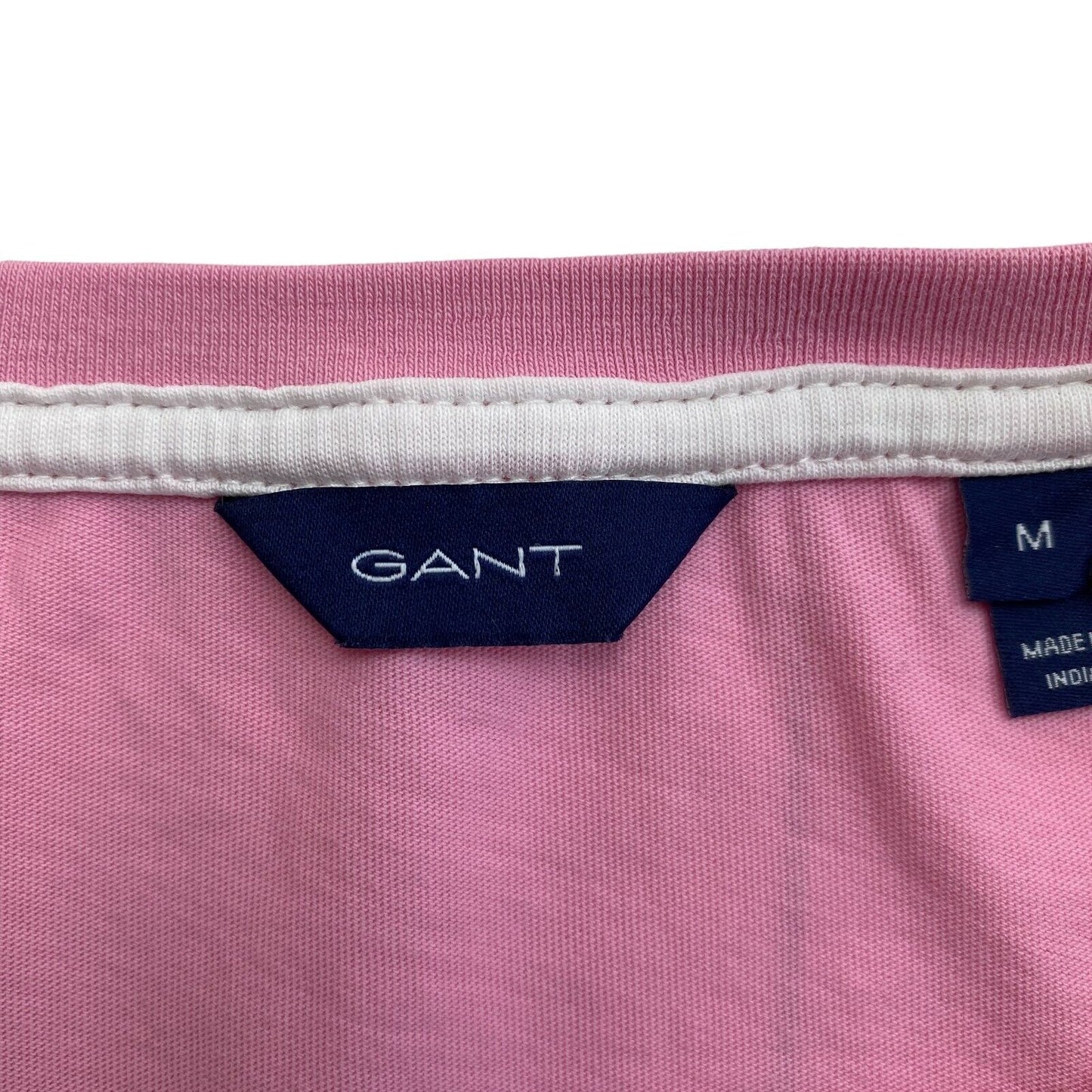 GANT Pink Crew Neck T Shirt Top Size M