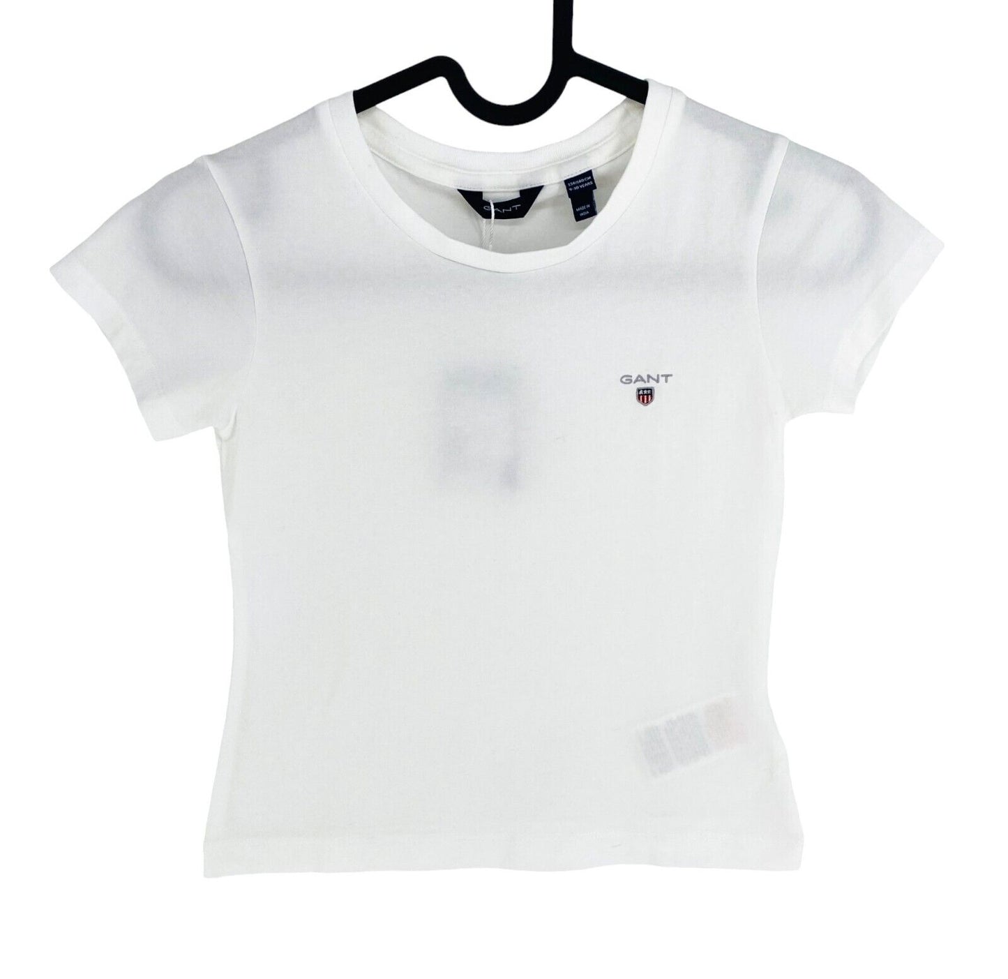 GANT Girls White Original Crew Neck T-Shirt Size 134/140 9-10 Years