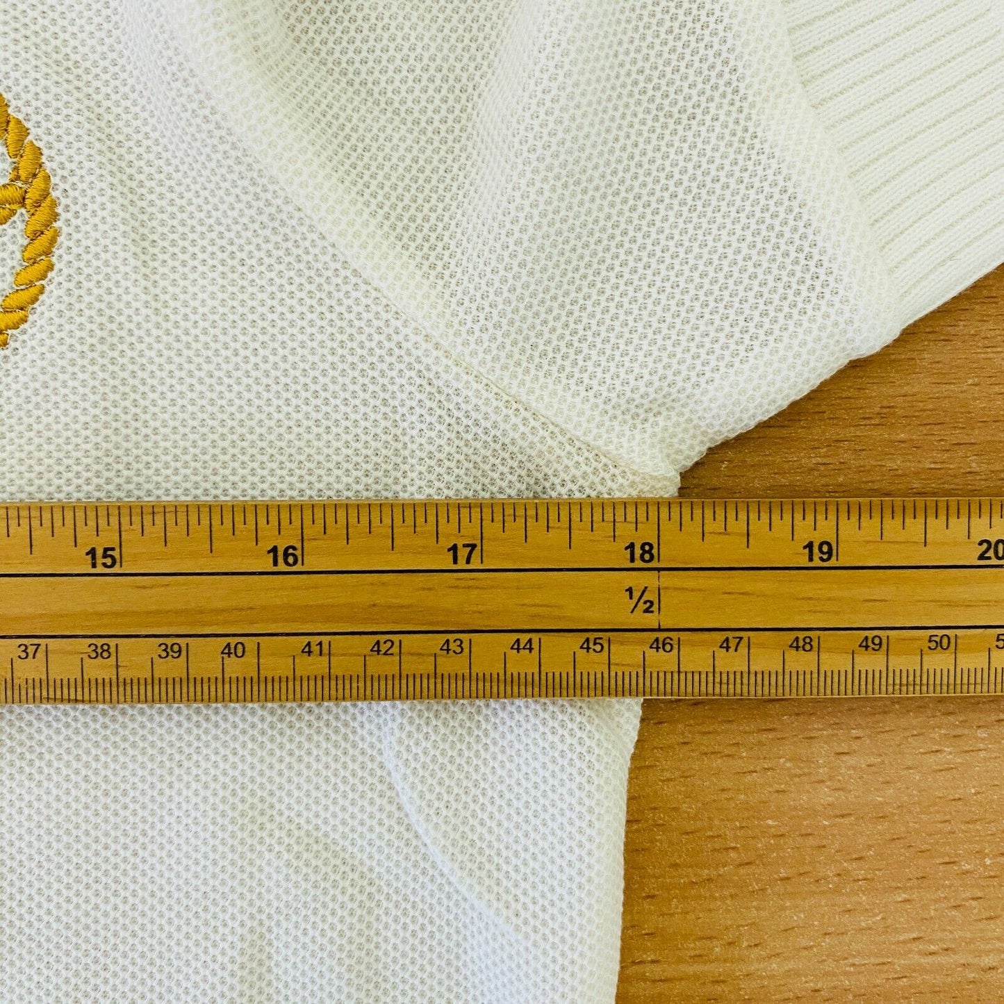 GANT Women White Rope Icon Pique Polo Shirt Size S