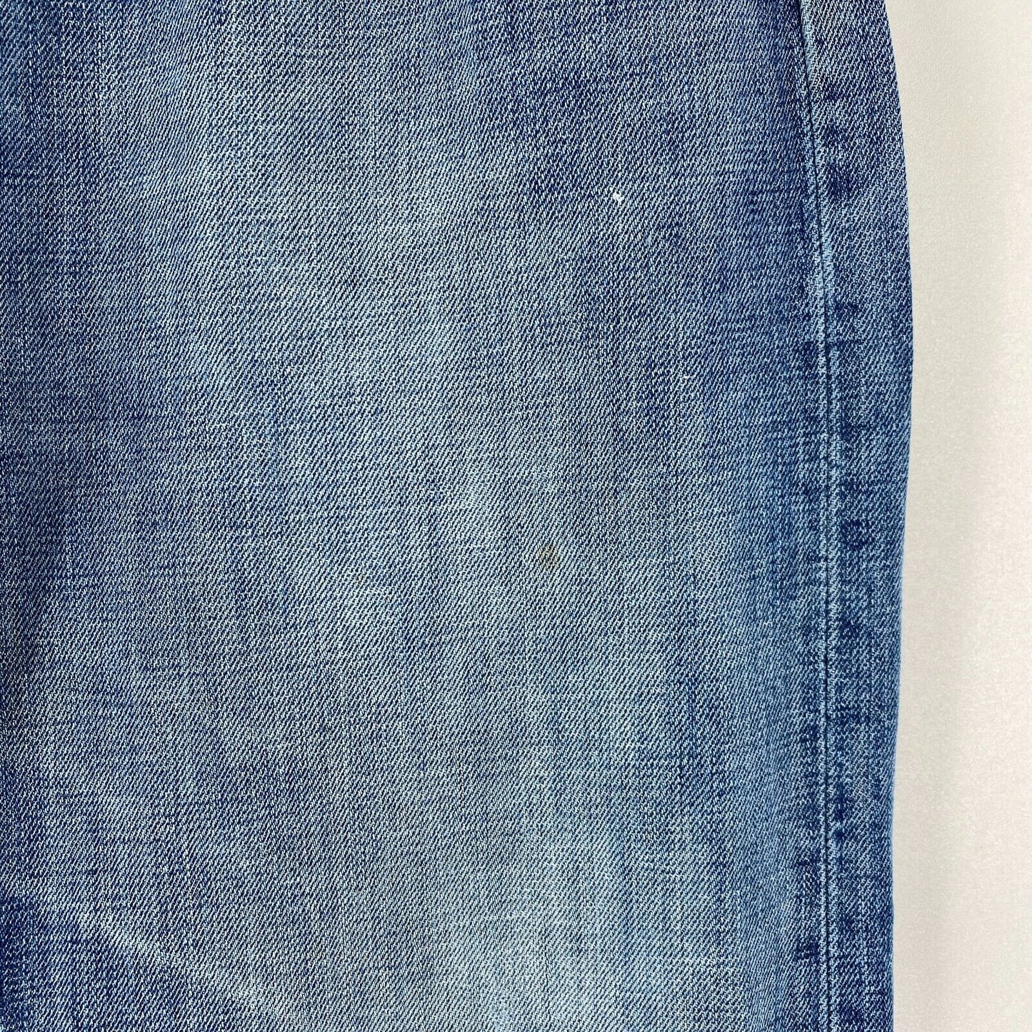 Vintage Levis 501 Blau Original Regular Straight Fit Distressed Jeans W38 L32