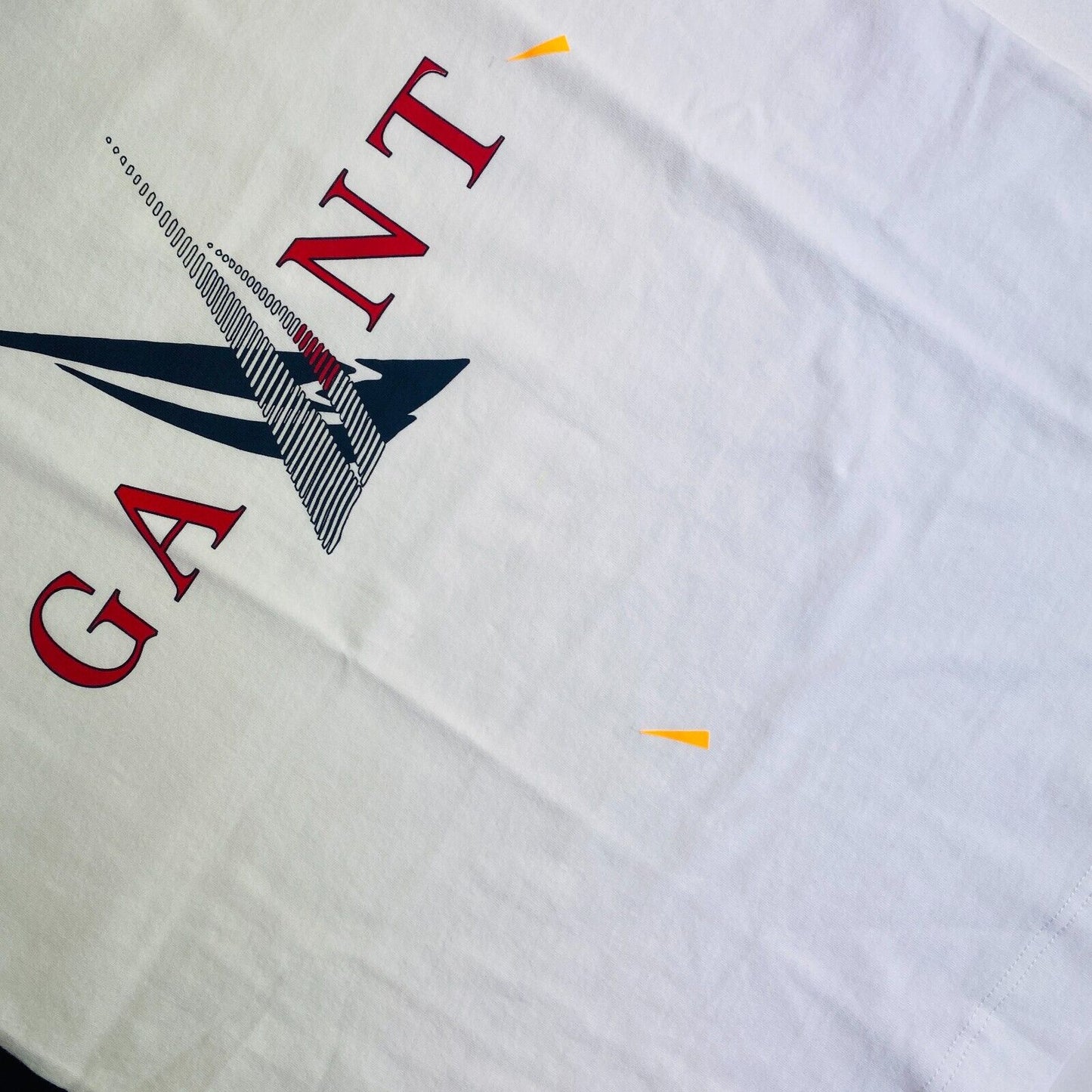 GANT White Sail Crew Neck T Shirt Size XS