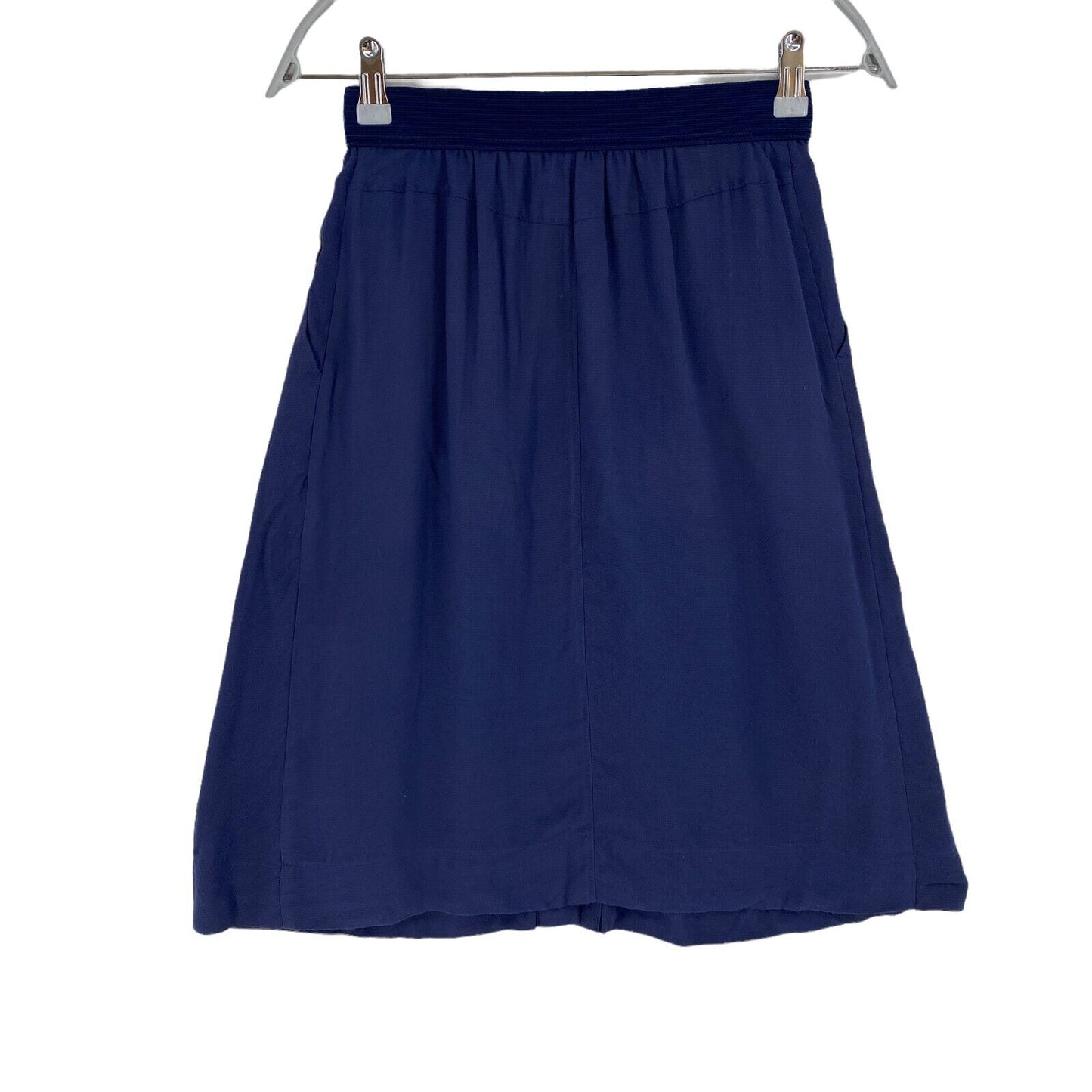 CHATTAWAK Navy Blue Flare Skirt Size EU 34 UK 6 US 4