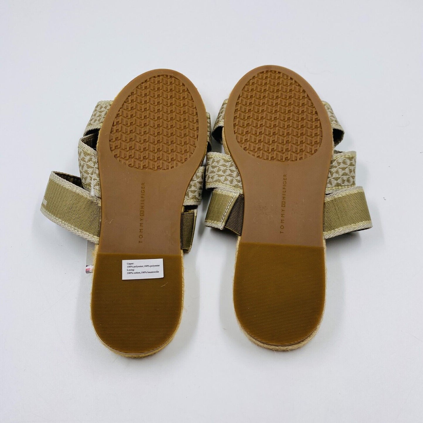 Tommy Hilfiger Mens Brown Espadrille Sandals Shoes EUR 41 US 9.5 UK 7