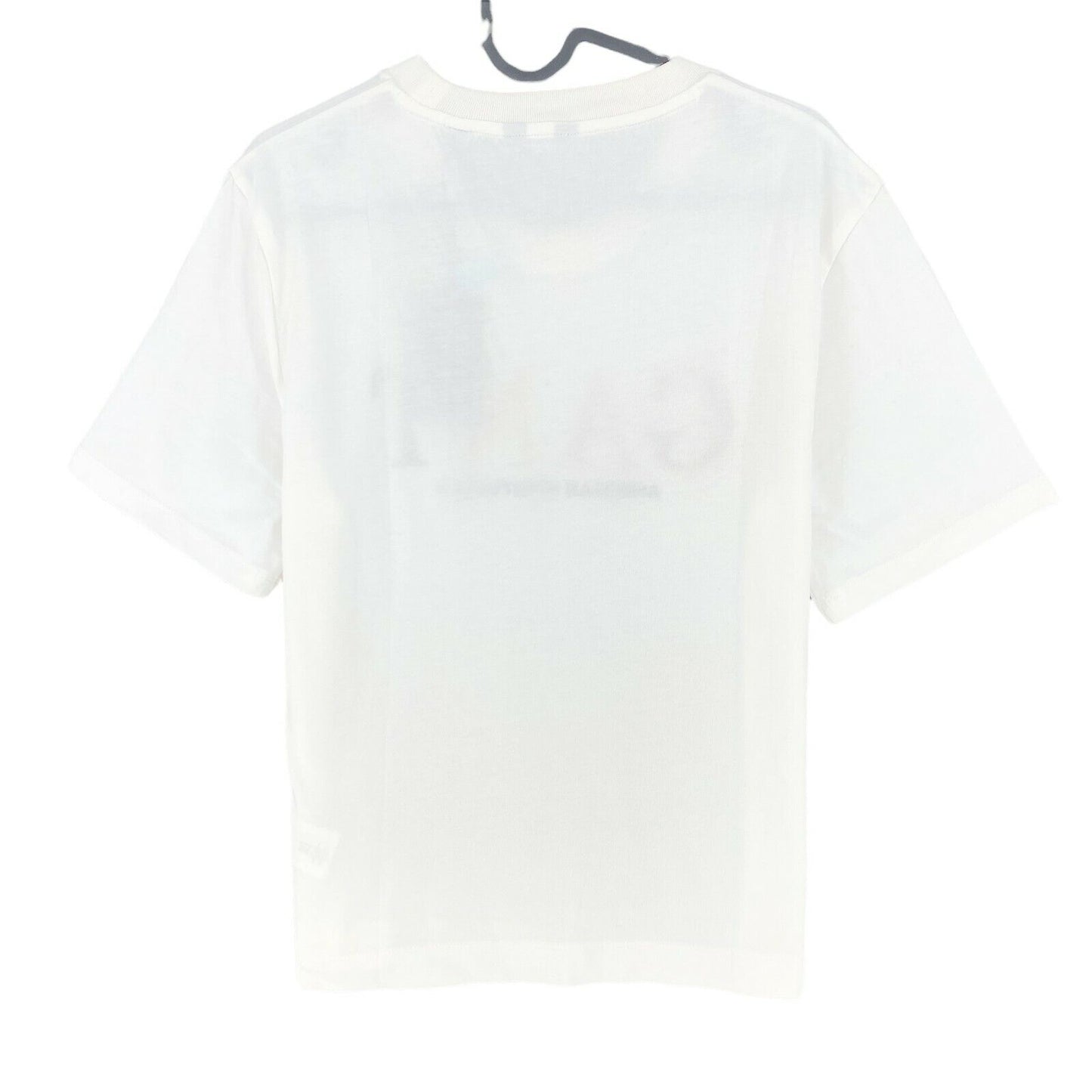 GANT White Color Graphic Crew Neck T Shirt Size S