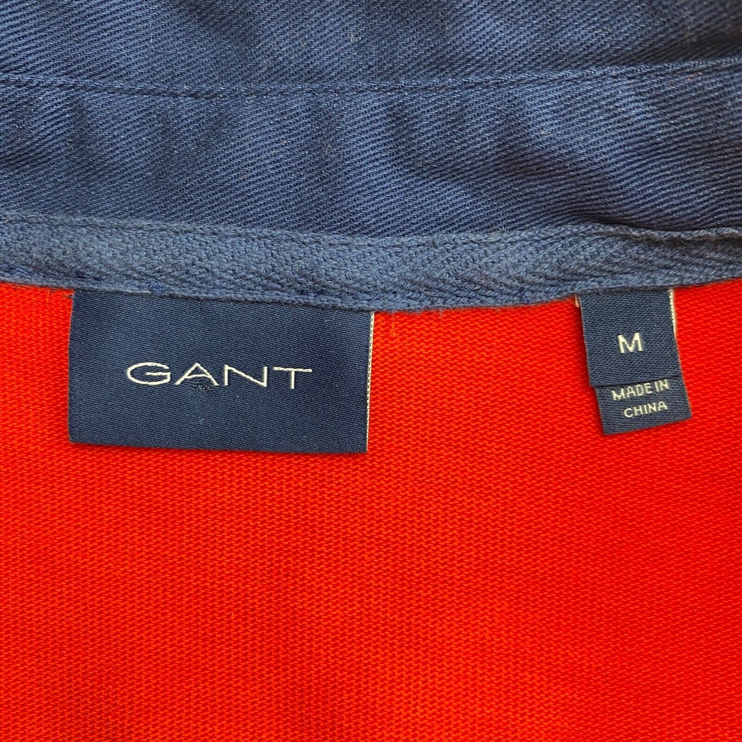 GANT Red Diamond G Heavy Rugger Sweater Jumper Size M