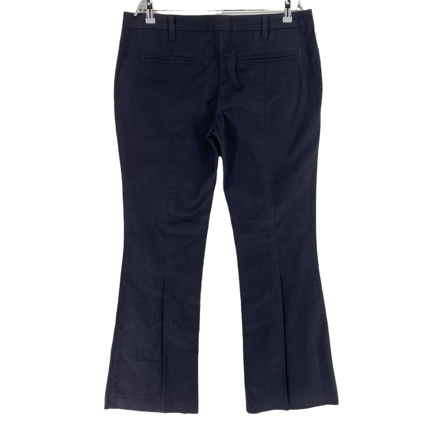 SISLEY Pantalon chino bootcut en coton mélangé bleu marine Taille W37 L35