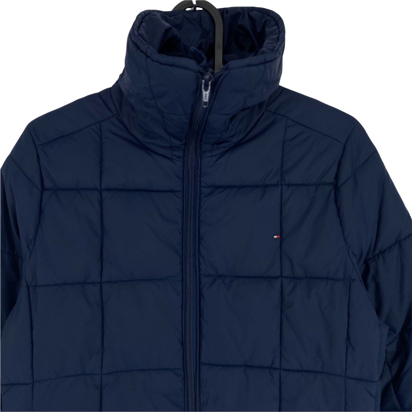 TOMMY HILFIGER Navy Blue Quilted Jacket Coat Size 176 CM