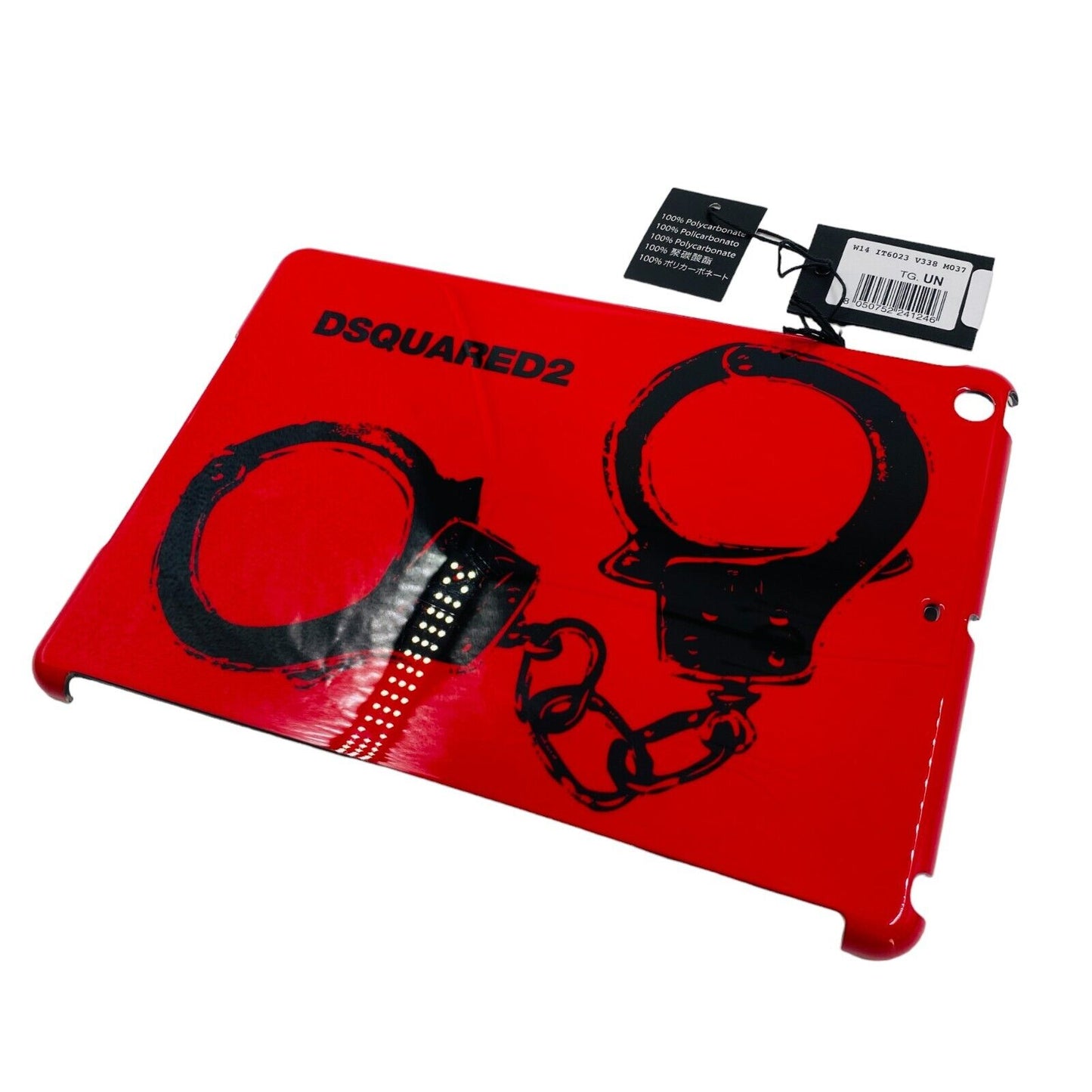 Dsquared2 Red Handcuff Hard Case Cover For Apple iPad Air 1