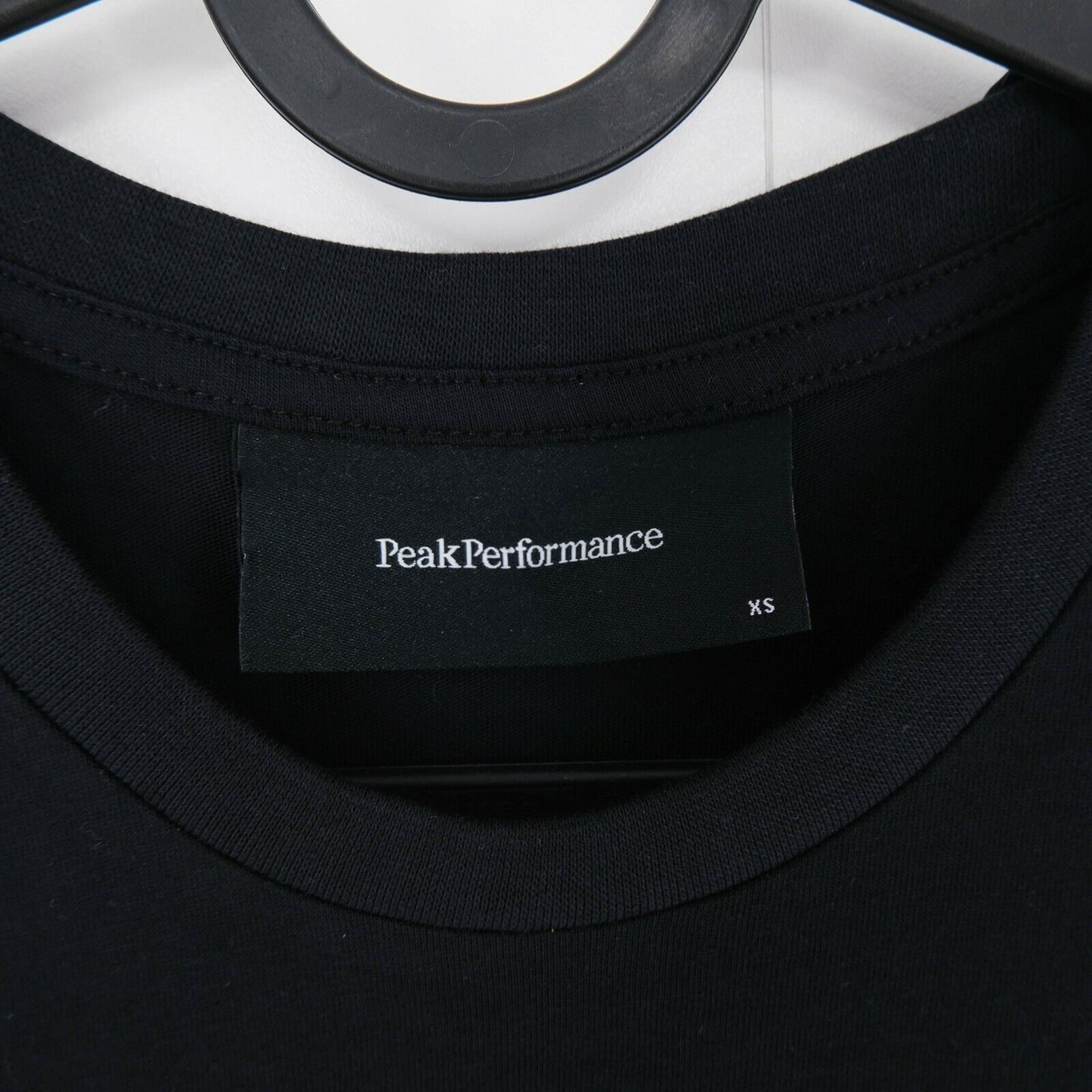 Peak Performance T-Shirt, Rundhalsausschnitt, Schwarz, Größe XS