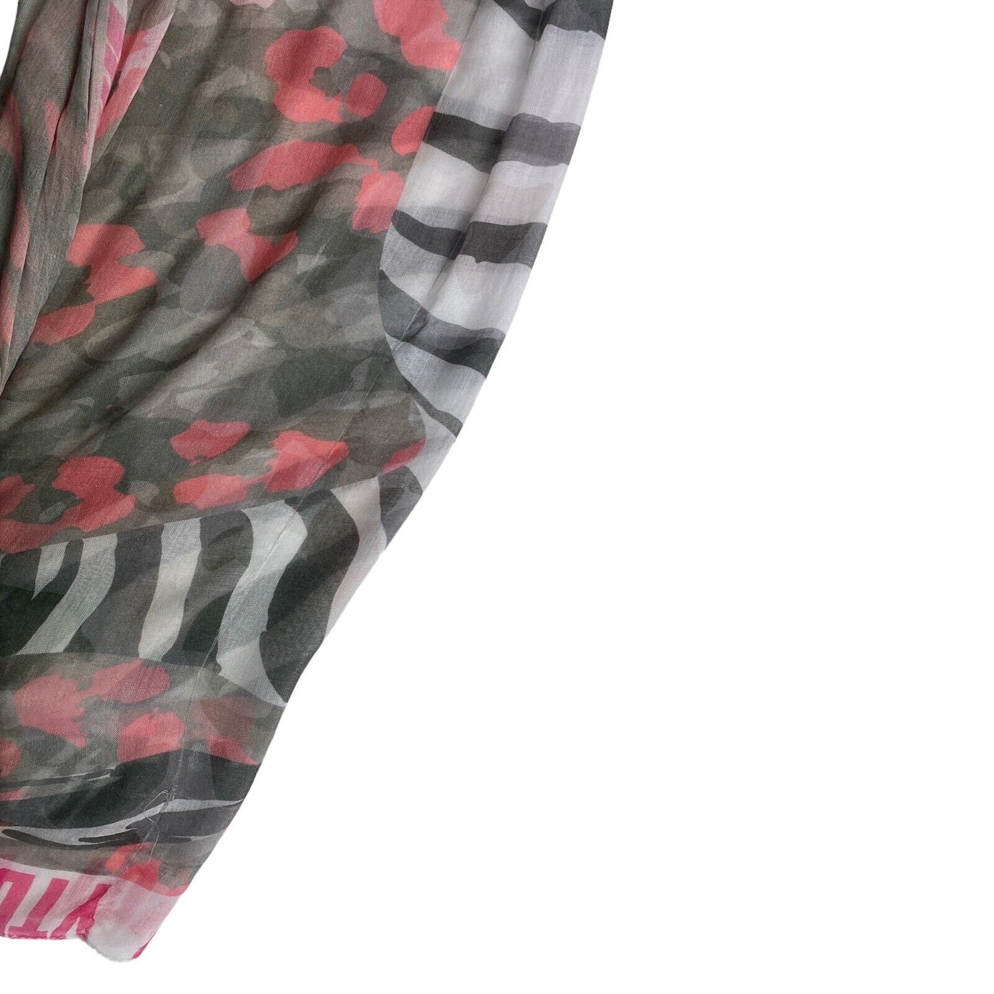 CAMEL ACTIVE Pink Zebra Print Scarf Shawl