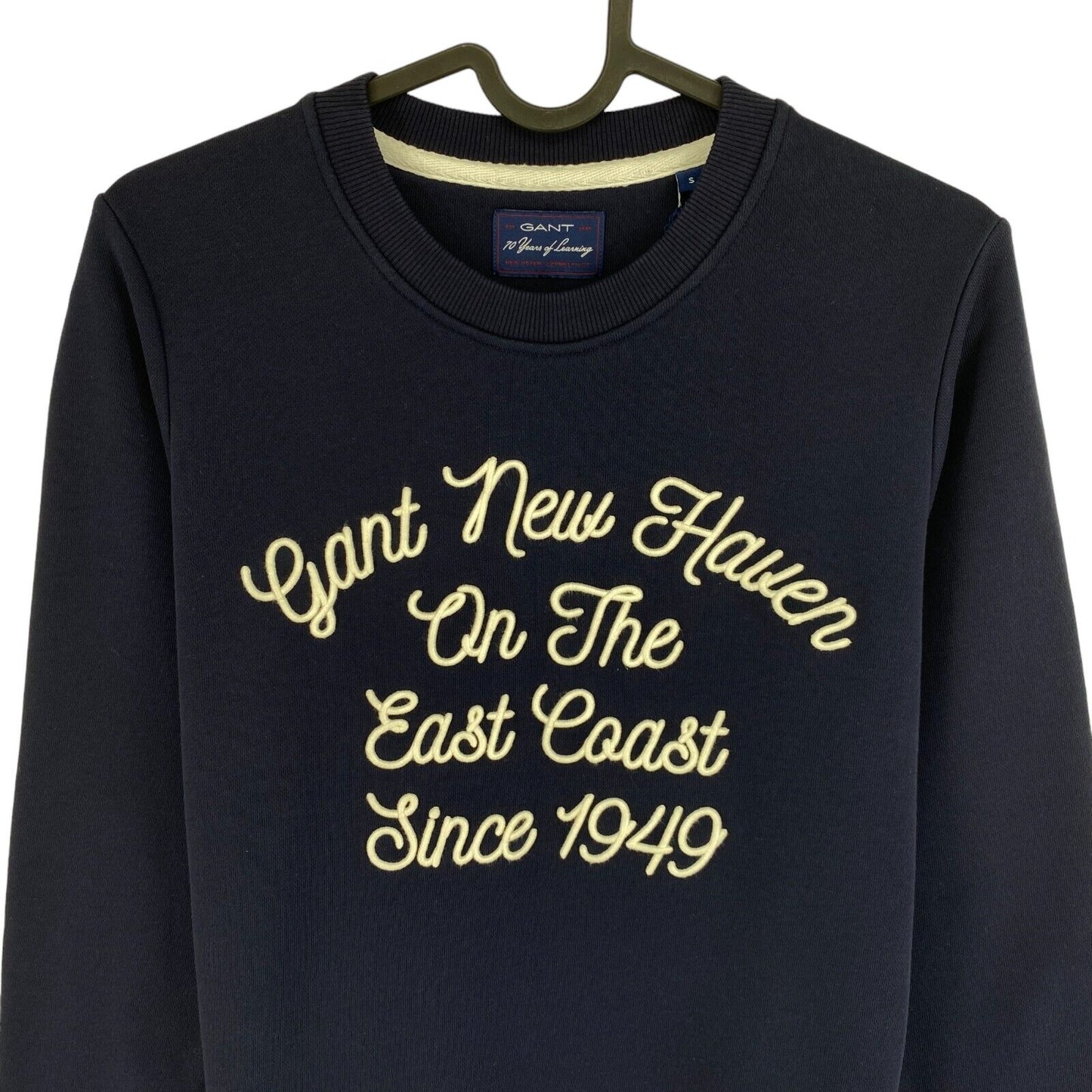 GANT Navy Blue PR Anniversary Crew Neck Jumper Pullover Sweater Size S