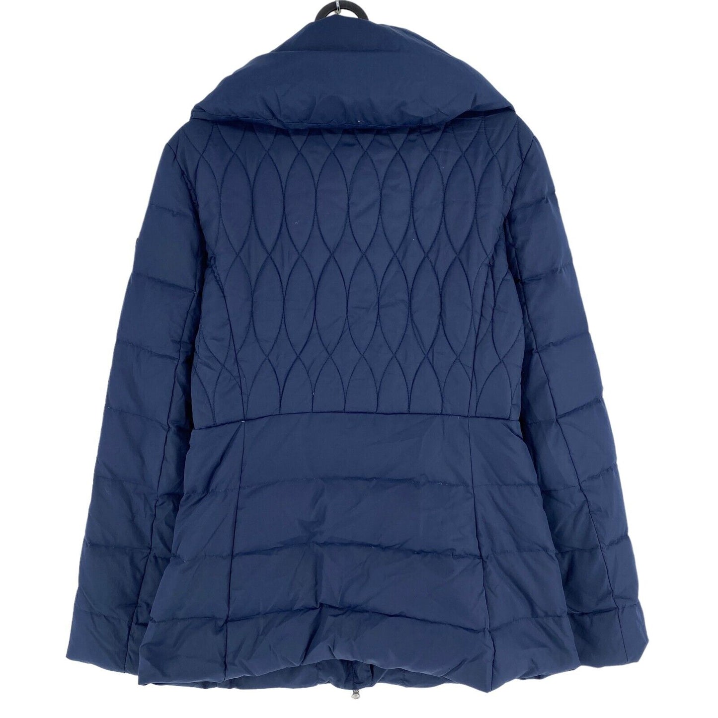 EMPORIO ARMANI EA7 Navy Blue Quilted Padded Down Jacket Coat Size S