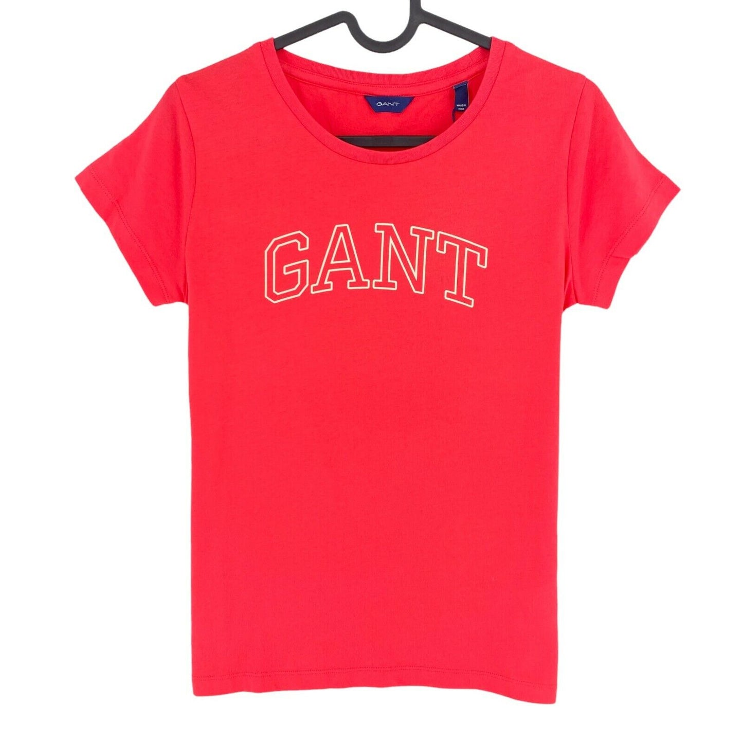 GANT Red Arch Logo Crew Neck T Shirt Size XS