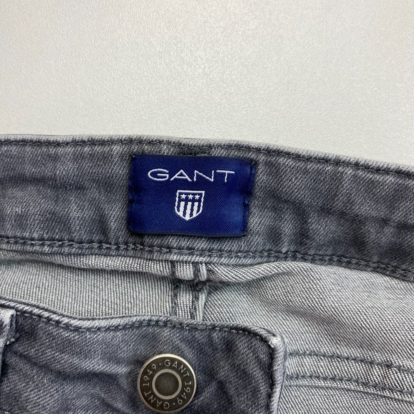 GANT Grey Skinny Slim Fit Jeans Size W27 L34