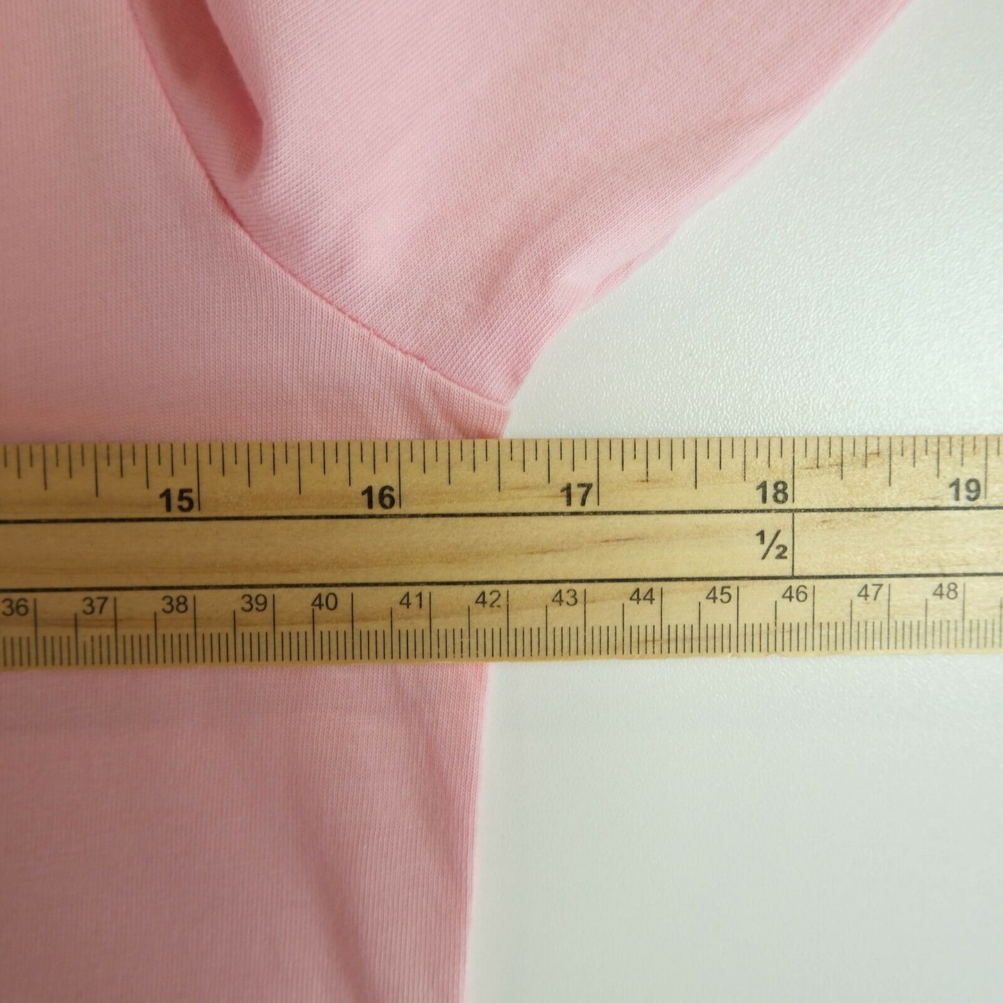 GANT Ladies Pink Big Logo Crew Neck Long Sleeve Pullover T Shirt Size XS