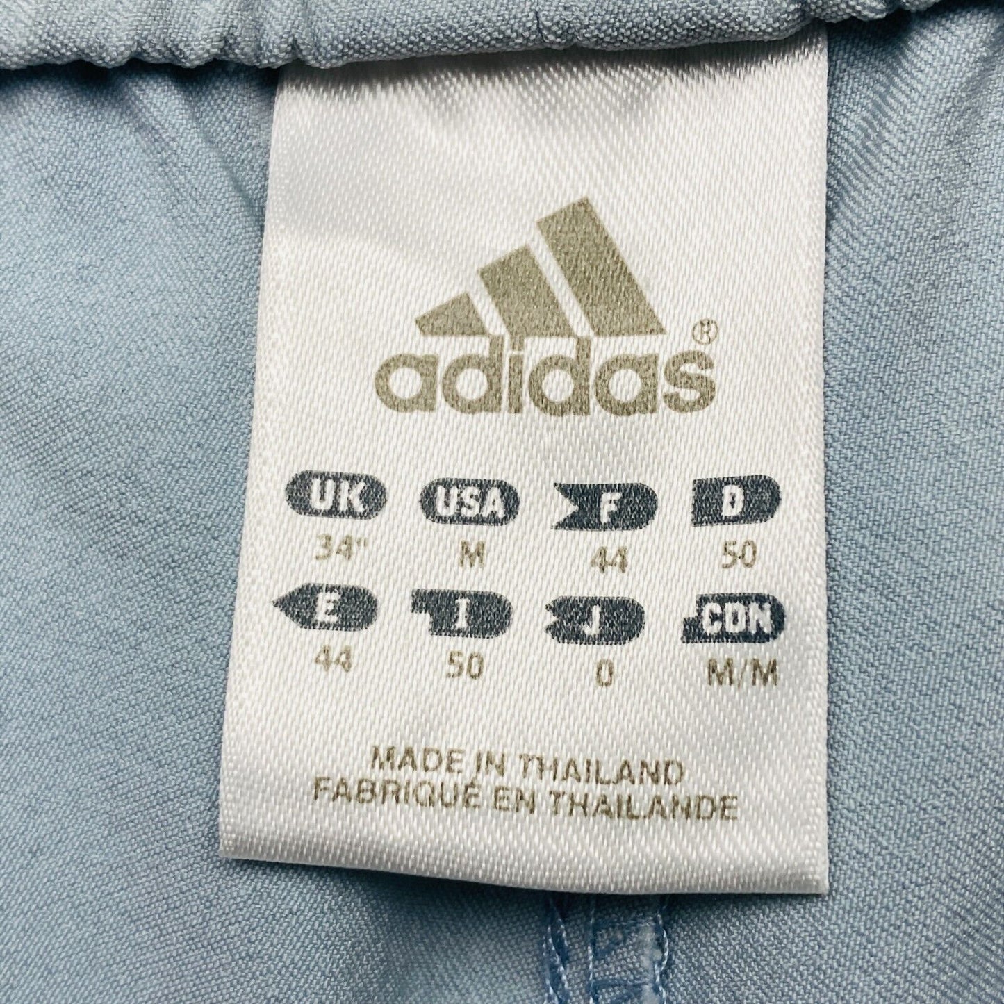 adidas Grey Blue Cotton Blend Activewear Shorts Size EU 44 UK/US 34