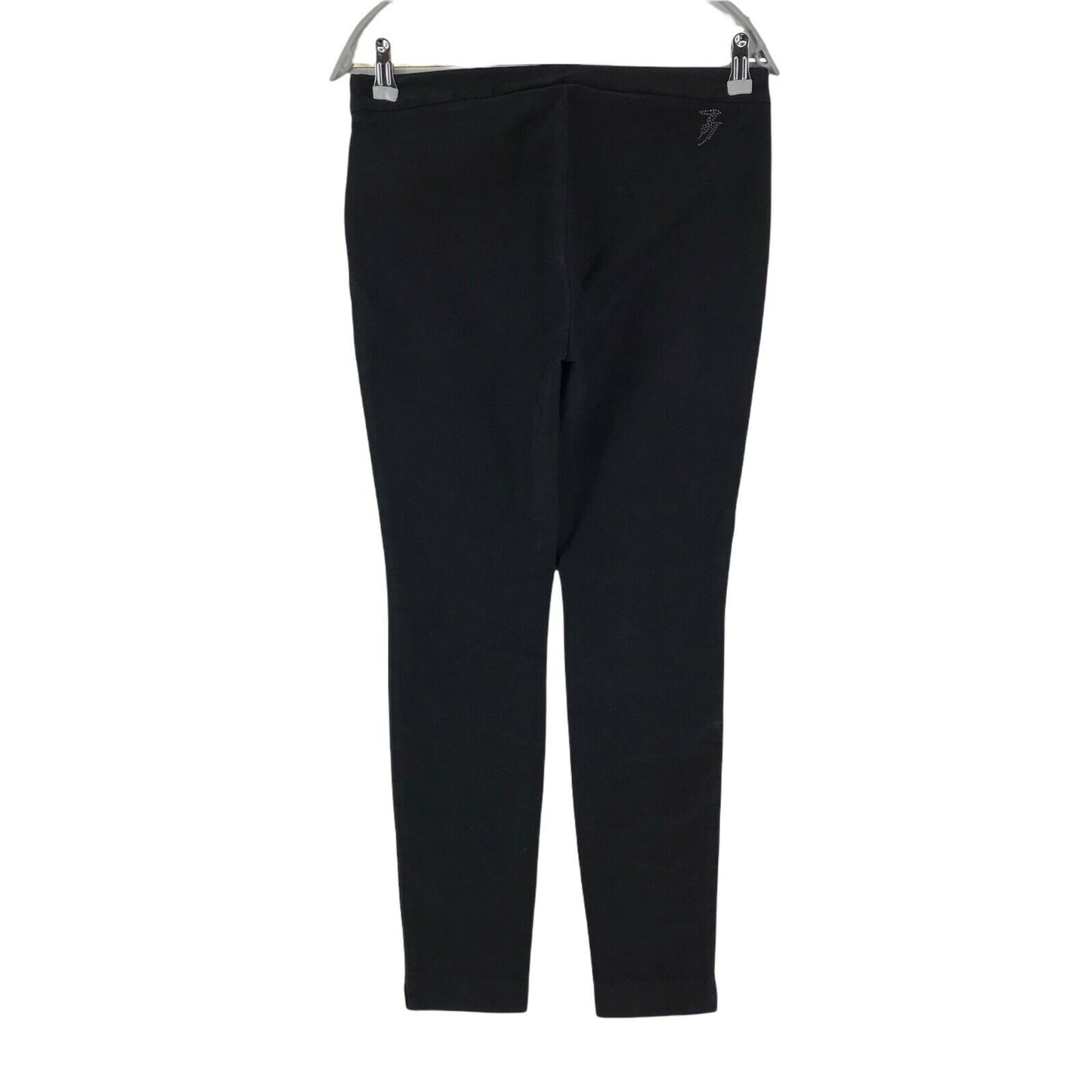 TRUSSARDI Women Black Skinny Fit Trousers Size W29