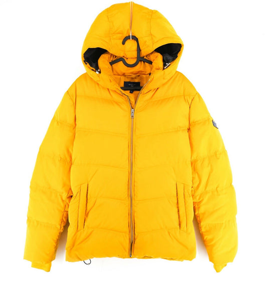 GANT Yellow The Alta Hooded Down Jacket Coat Parka Size S