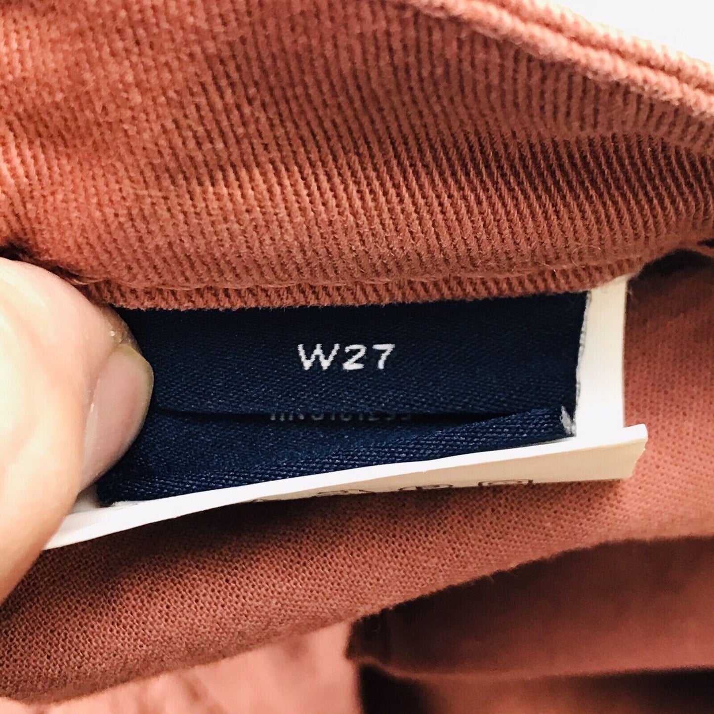 169 € GANT AUDREY Femme Marron Orange Taille Basse Jambe Étroite Jean Court W27