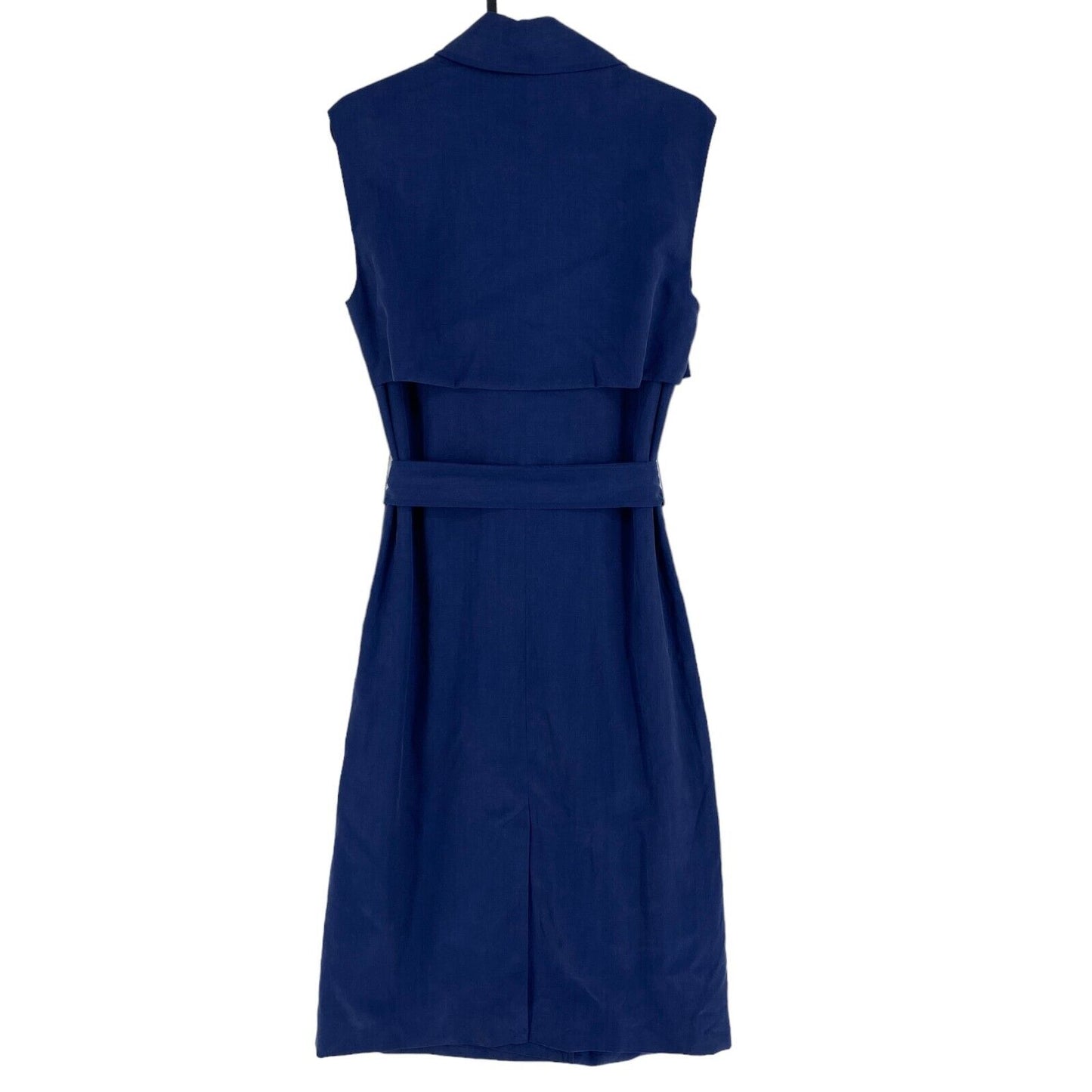 TOMMY HILFIGER Women Blue JAMILA Sleeveless Trench Dress Size EU 36 UK 8 US 4