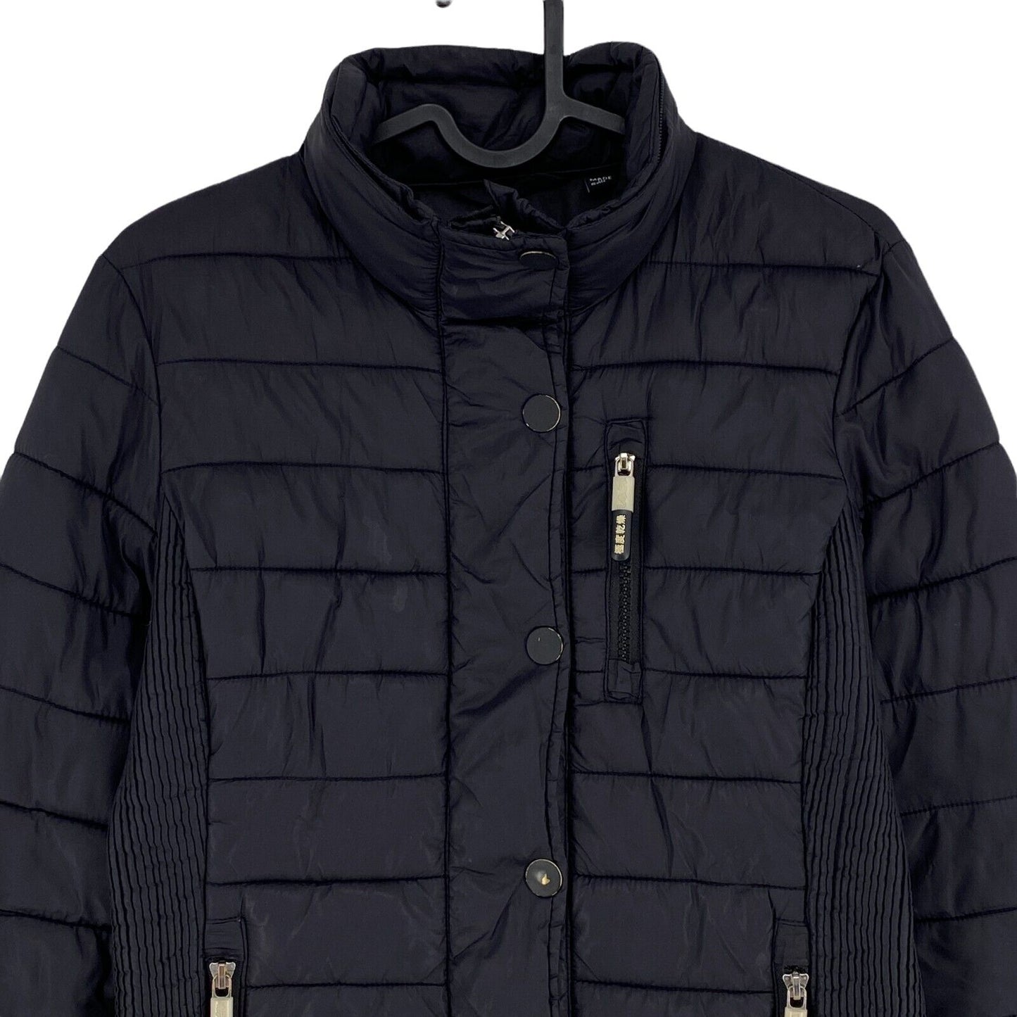 SUPERDRY Original Fuji Black Quilted Jacket Size EU 36 UK 8 US 4