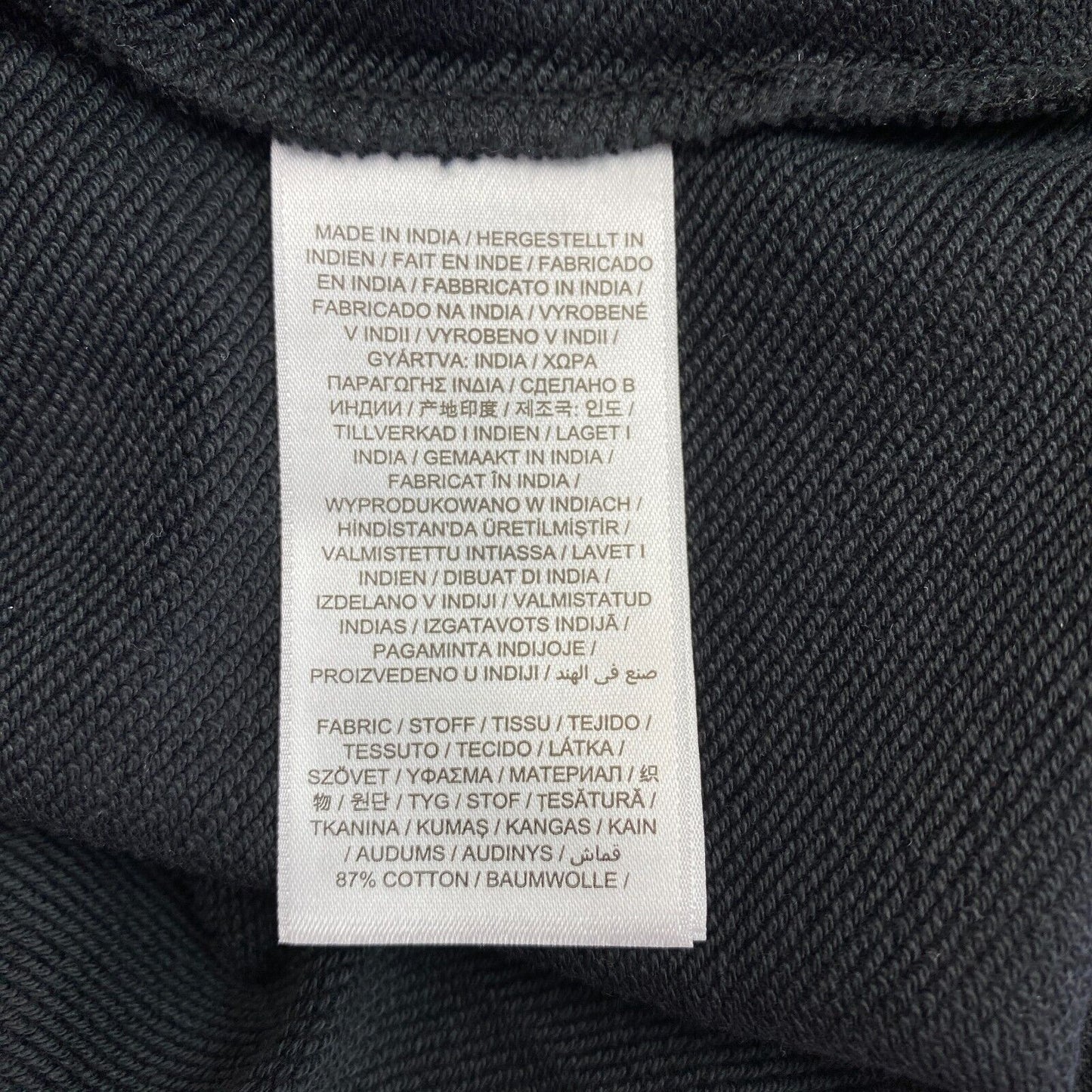 GANT Pullover mit Rundhalsausschnitt und Logo, Schwarz, Größe S