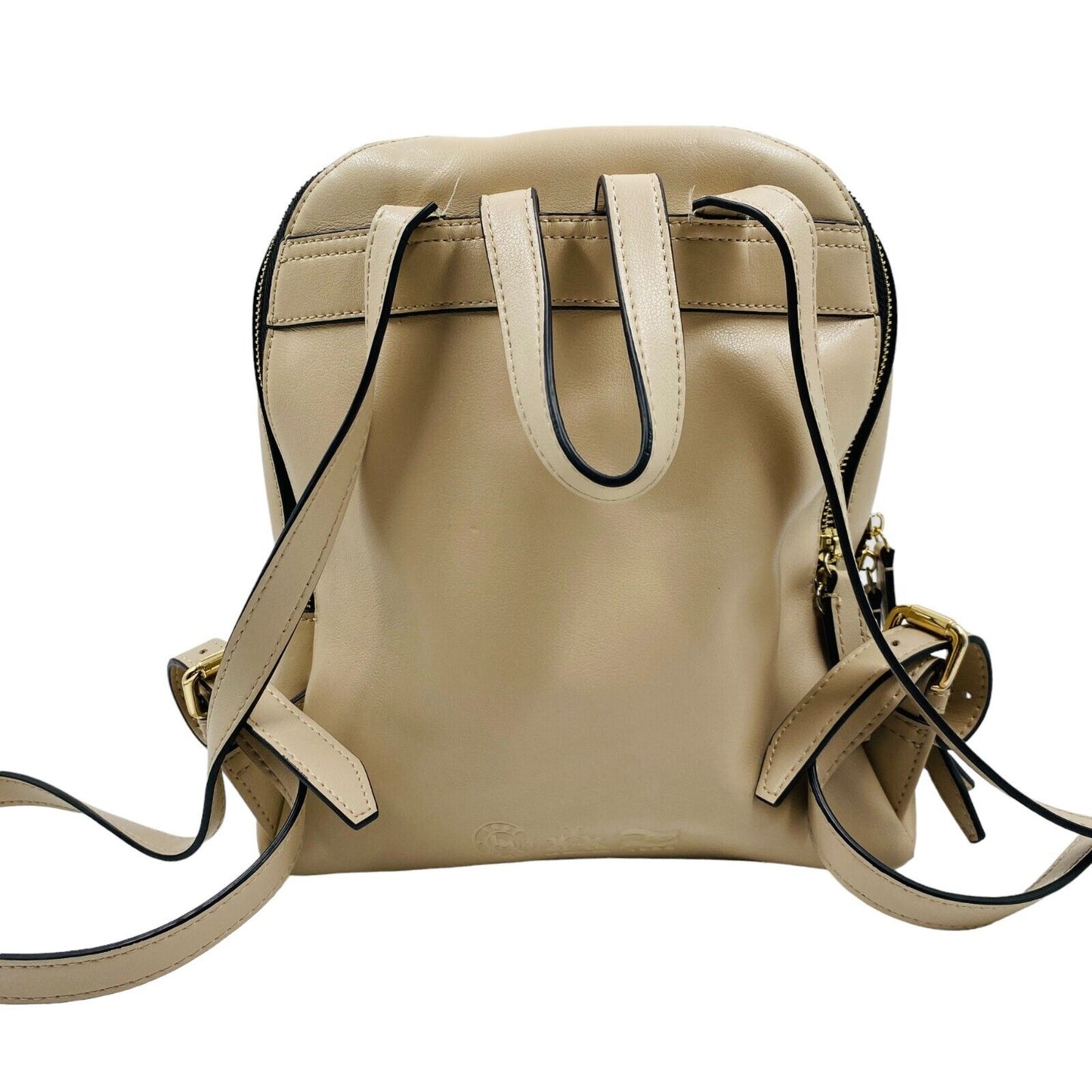 LA MARTINA Women Beige Calf Leather Backpack Bag