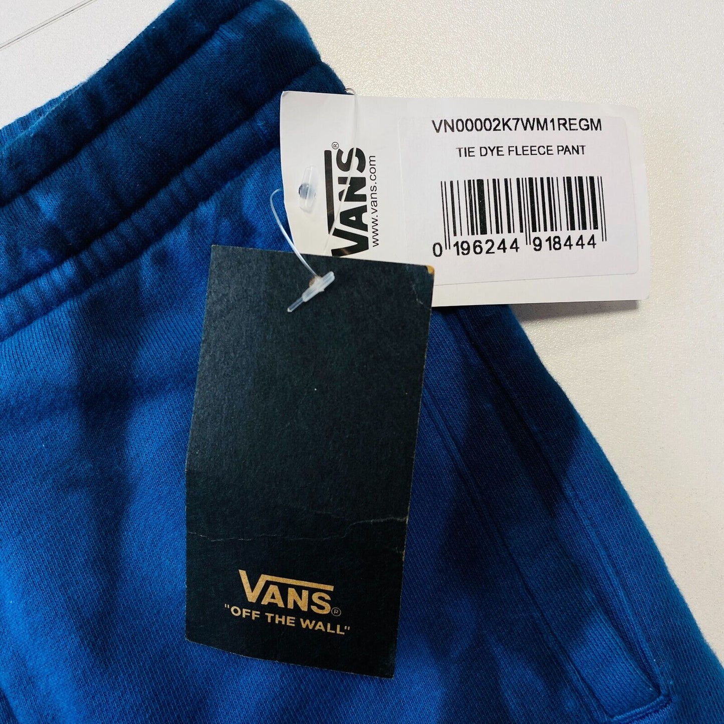 VANS Teen Boys Blue Regular Fit Sweatpants Trousers Size M