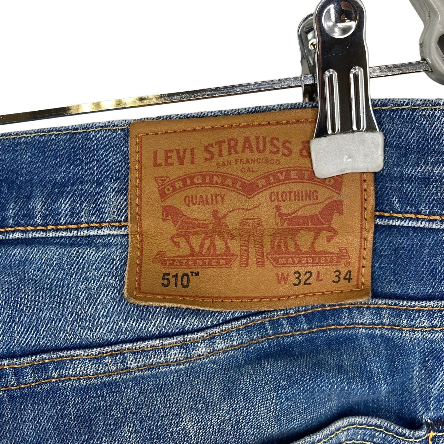 Levi's 510 Blue Stretch Skinny Fit Jeans W32 L34