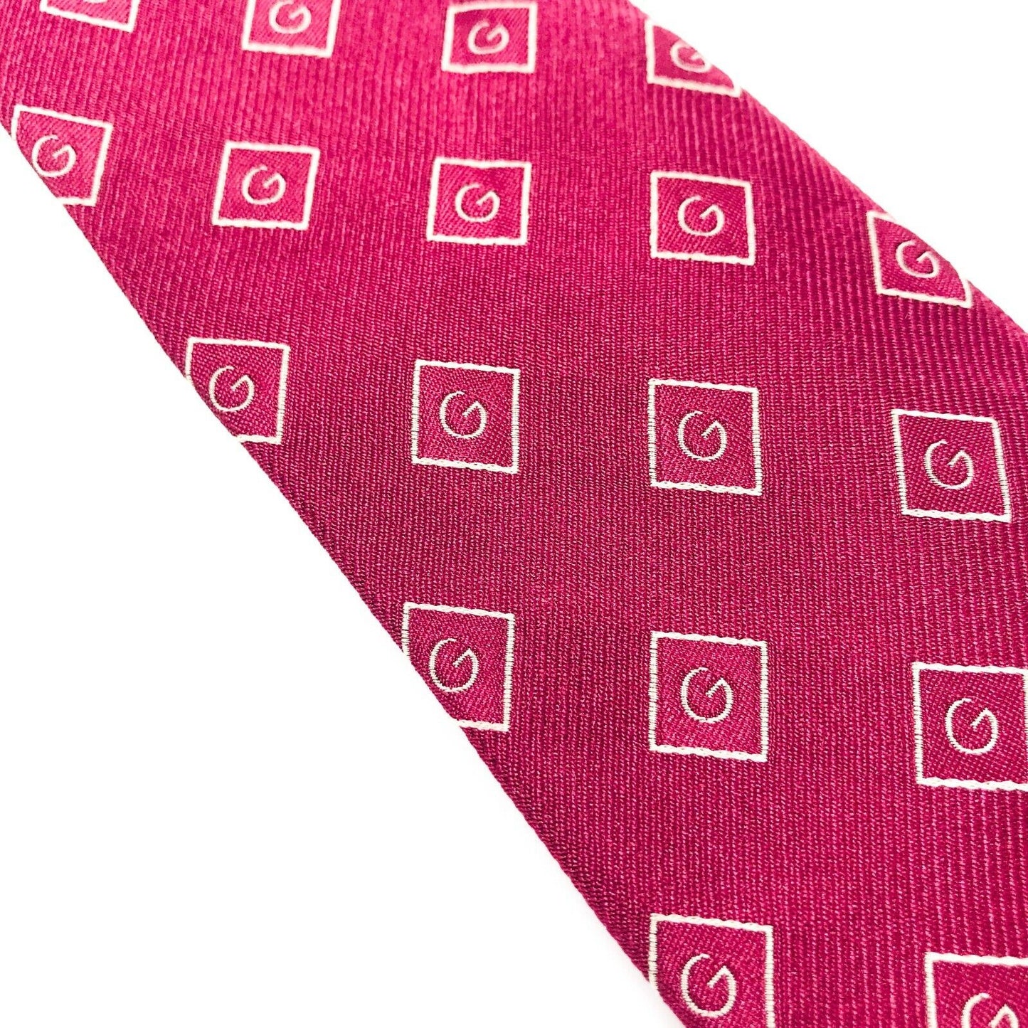 GANT Cherry Red 100% Silk Tie Made In Italy