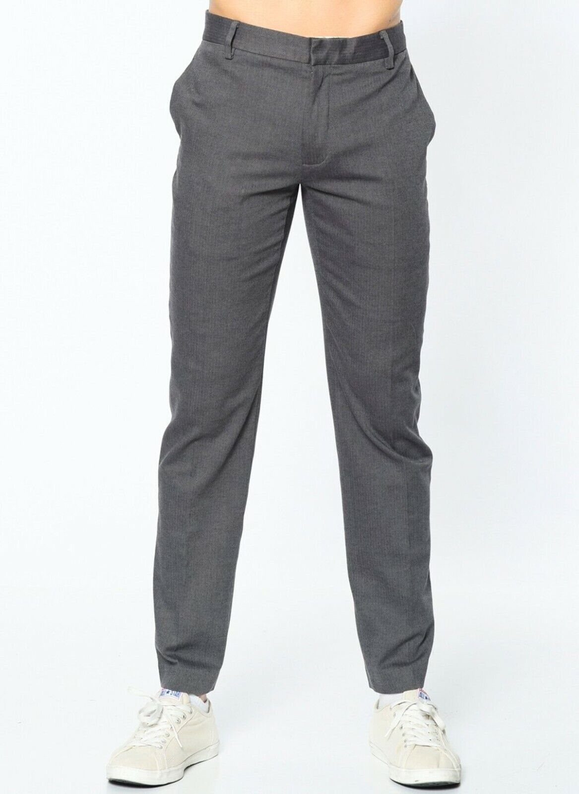 DOCKERS The Best Pressed Extra Slim Grey Pants Trousers W32 W33 W36 W40 L30 L34