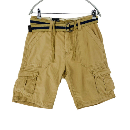 O'Neill Mens Light Brown Comfort Fit Cargo Shorts Size W29