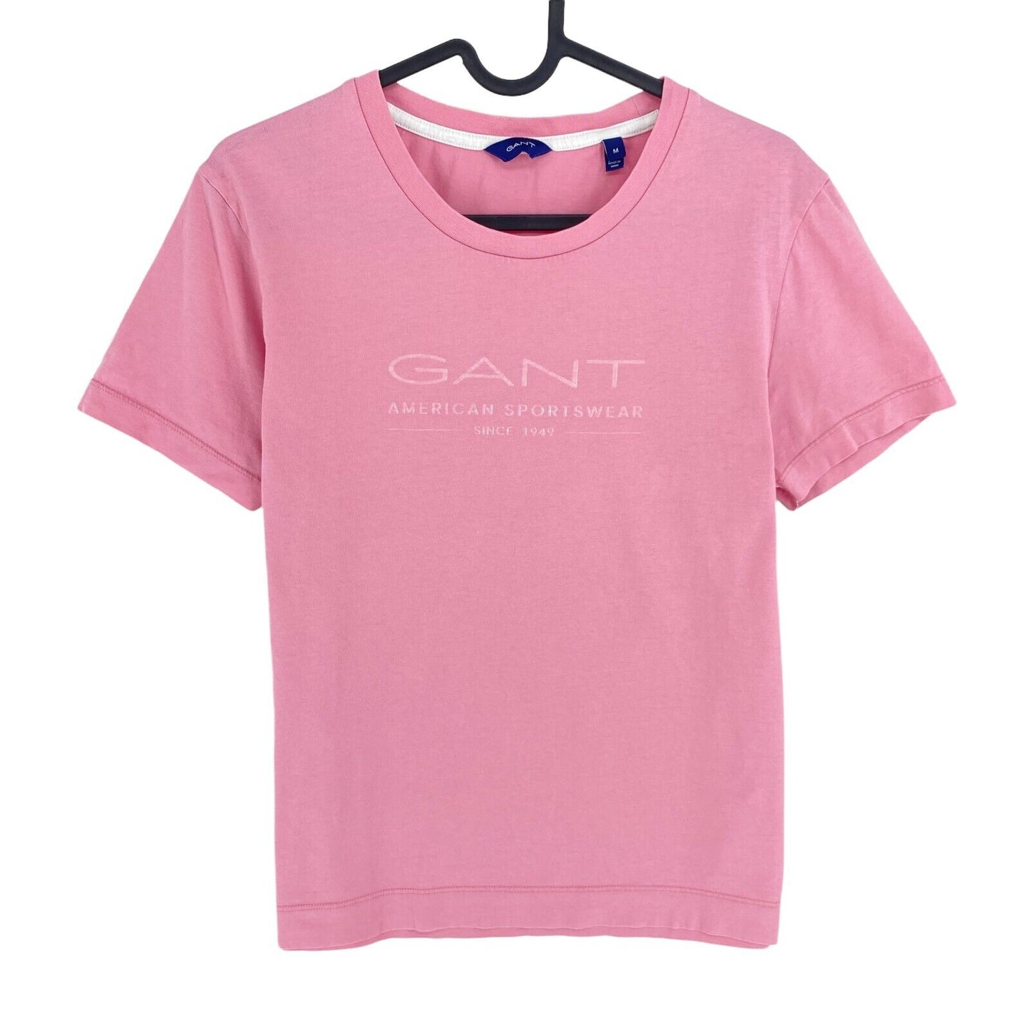 GANT Pink Sports Crew Neck T Shirt Size M