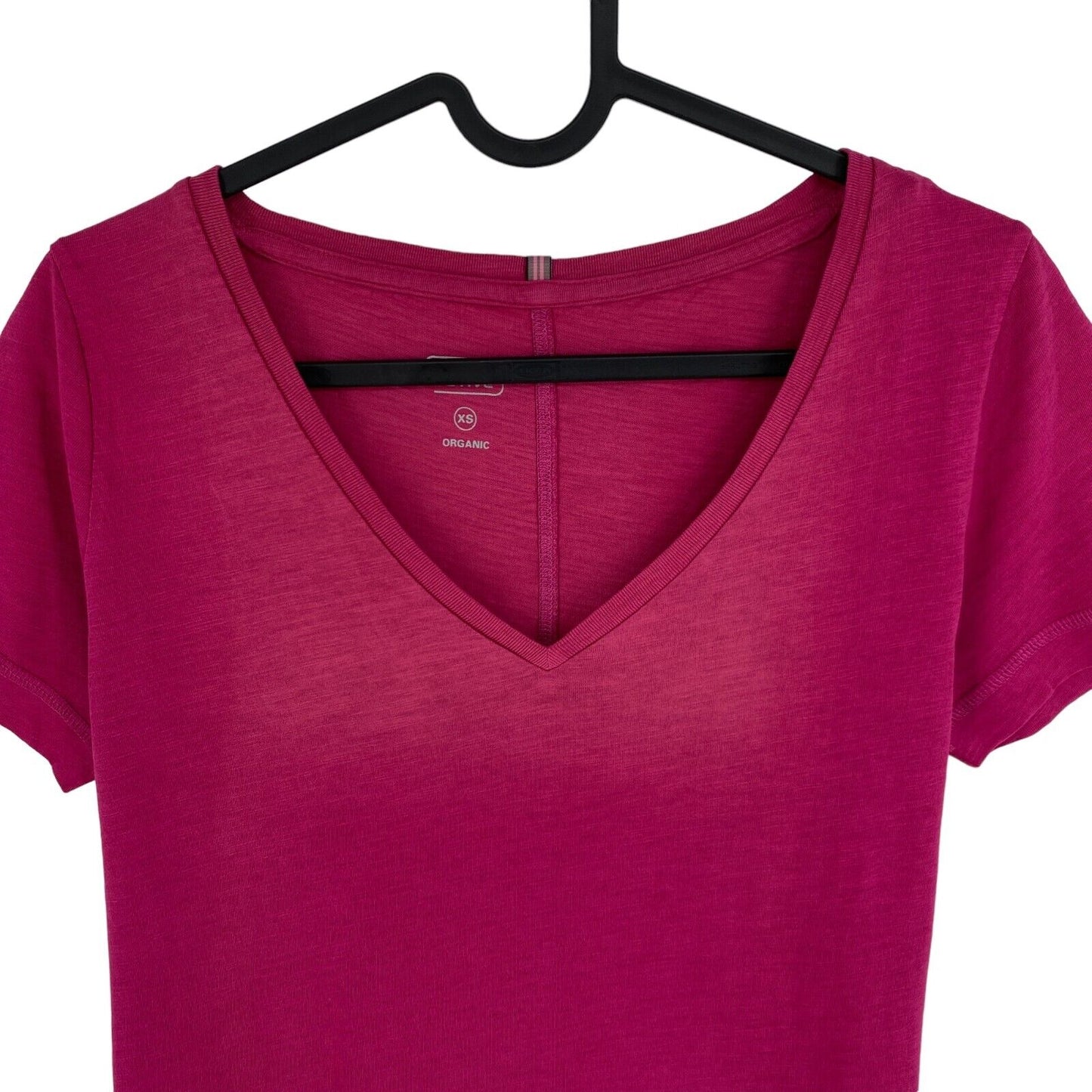 Camel Active Violet Col V Manches Courtes T-Shirt Taille XS