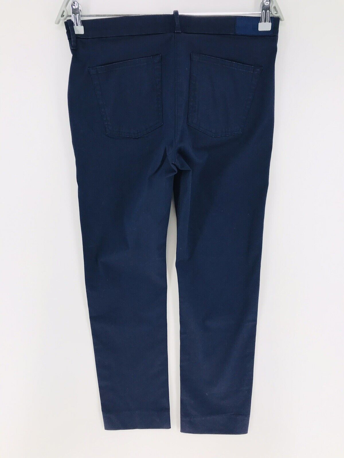 RRP €145 GANT Women Dark Blue Slim Fit Chino Cropped Trousers EUR 36 US 6 UK 10