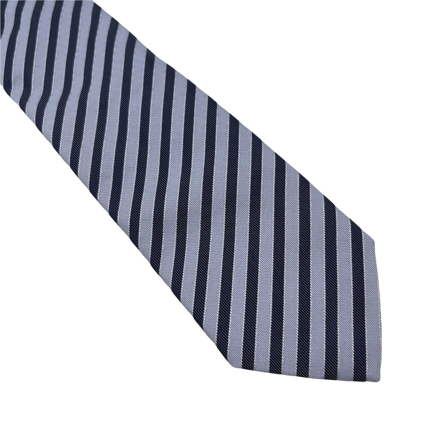 GANT Blue Narrow Striped 100% Silk Hand Made Tie