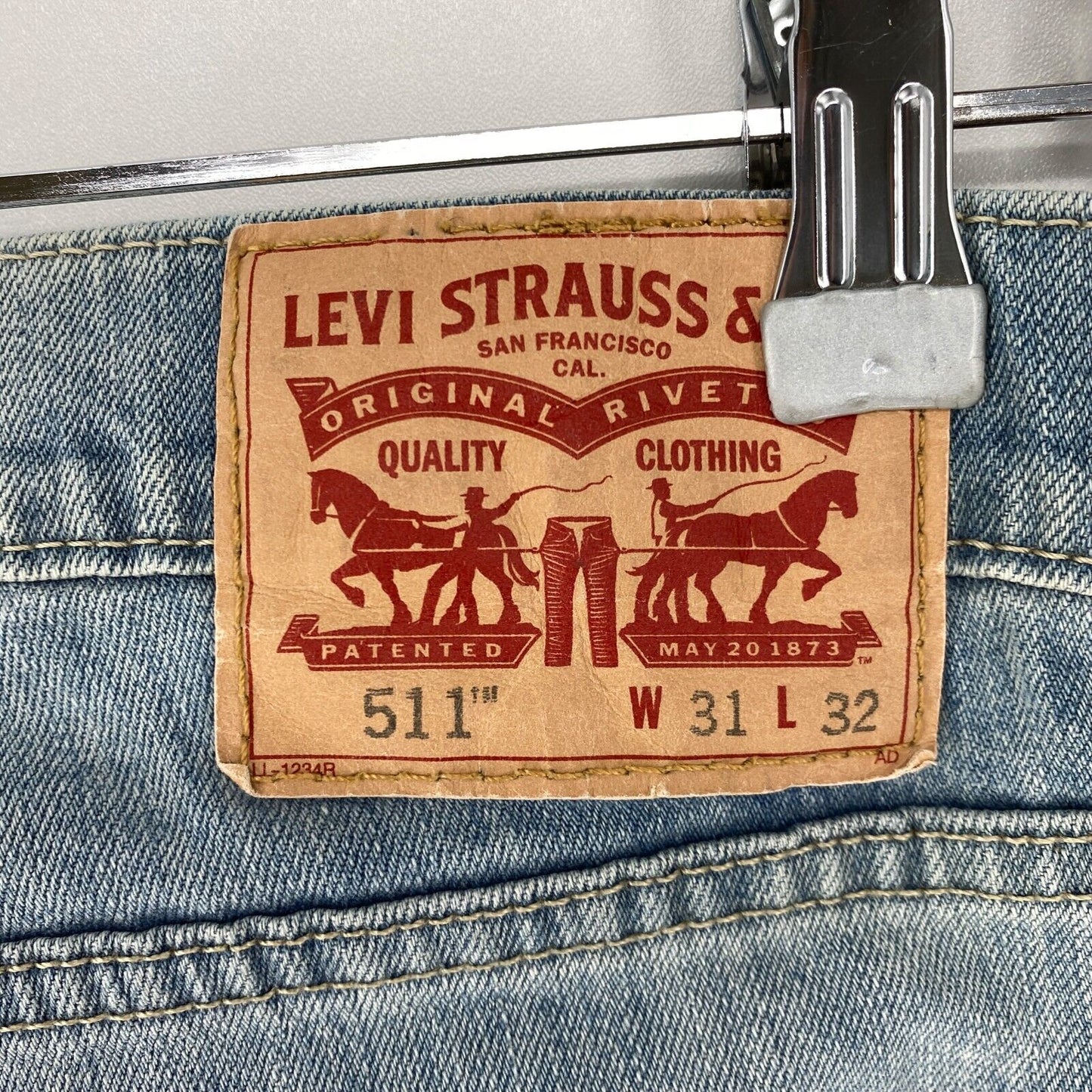 Levi's 511 Blue Stretch Slim Fit Jeans W31 L32