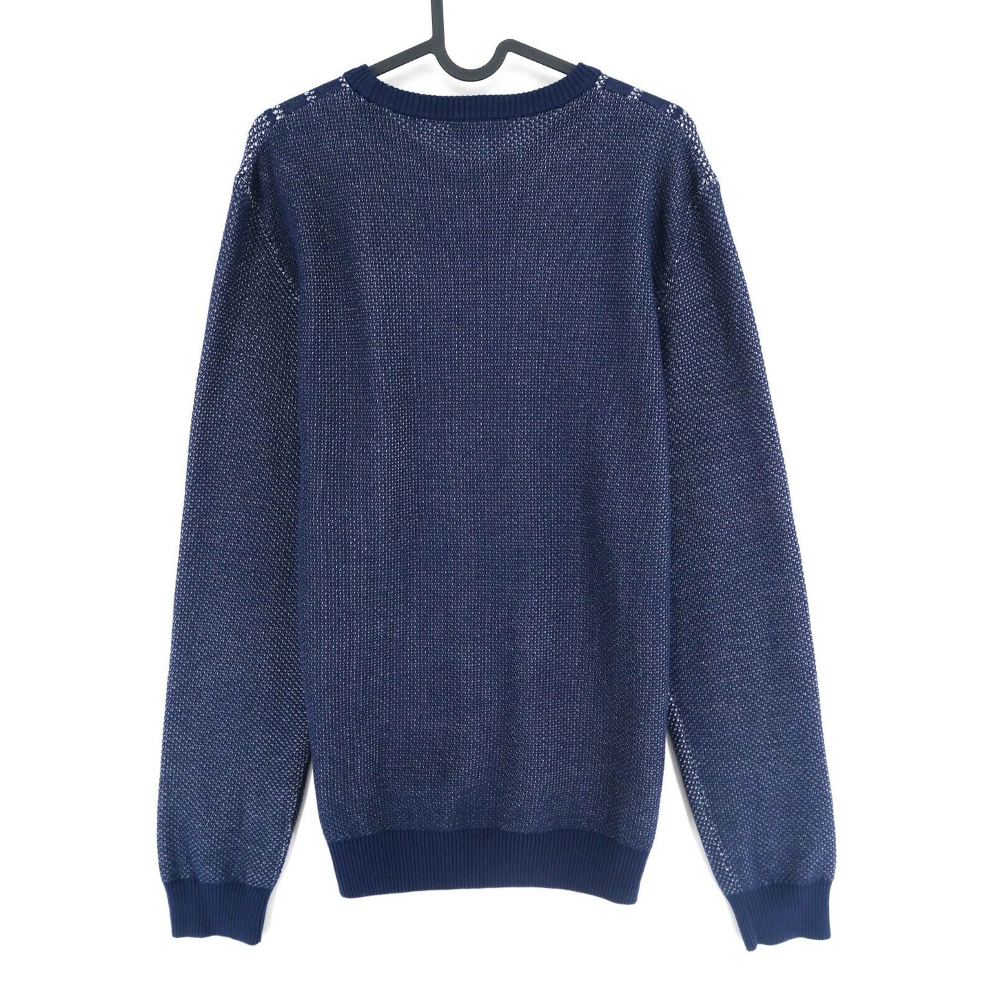 GANT Blue Crew Neck Cable Knit Jumper Sweater Size M