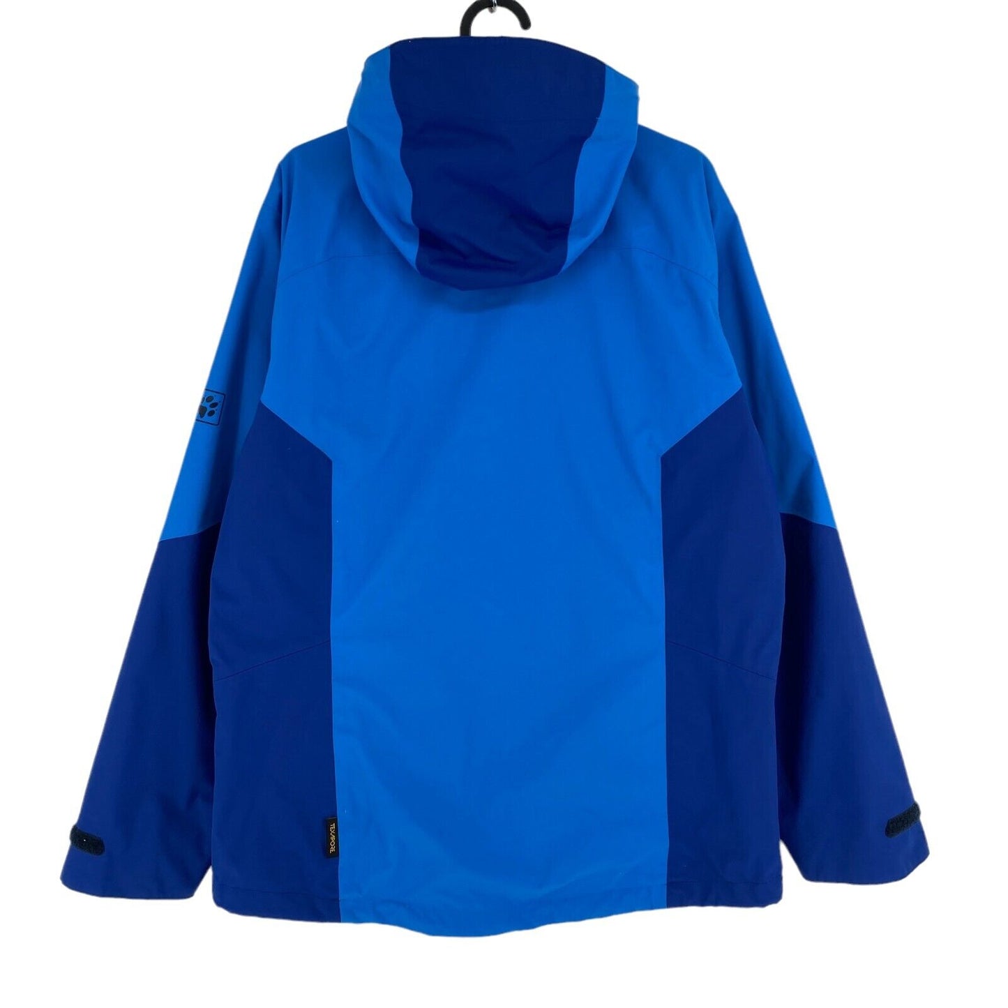 Jack Wolfskin Bleu Capuche Parka Veste Manteau Taille S