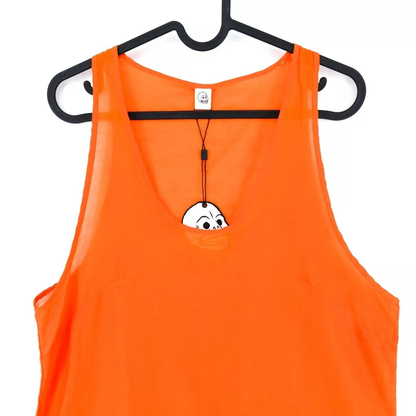 CHEAP MONDAY Women Orange Sheila Tank Top Size M