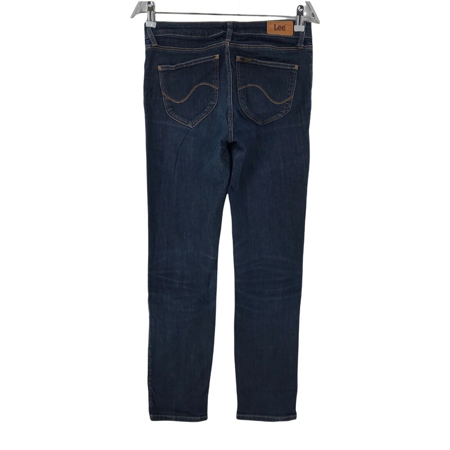 Lee MARION Damen Jeans in normaler gerader Passform, Blau, Größe W27 L31